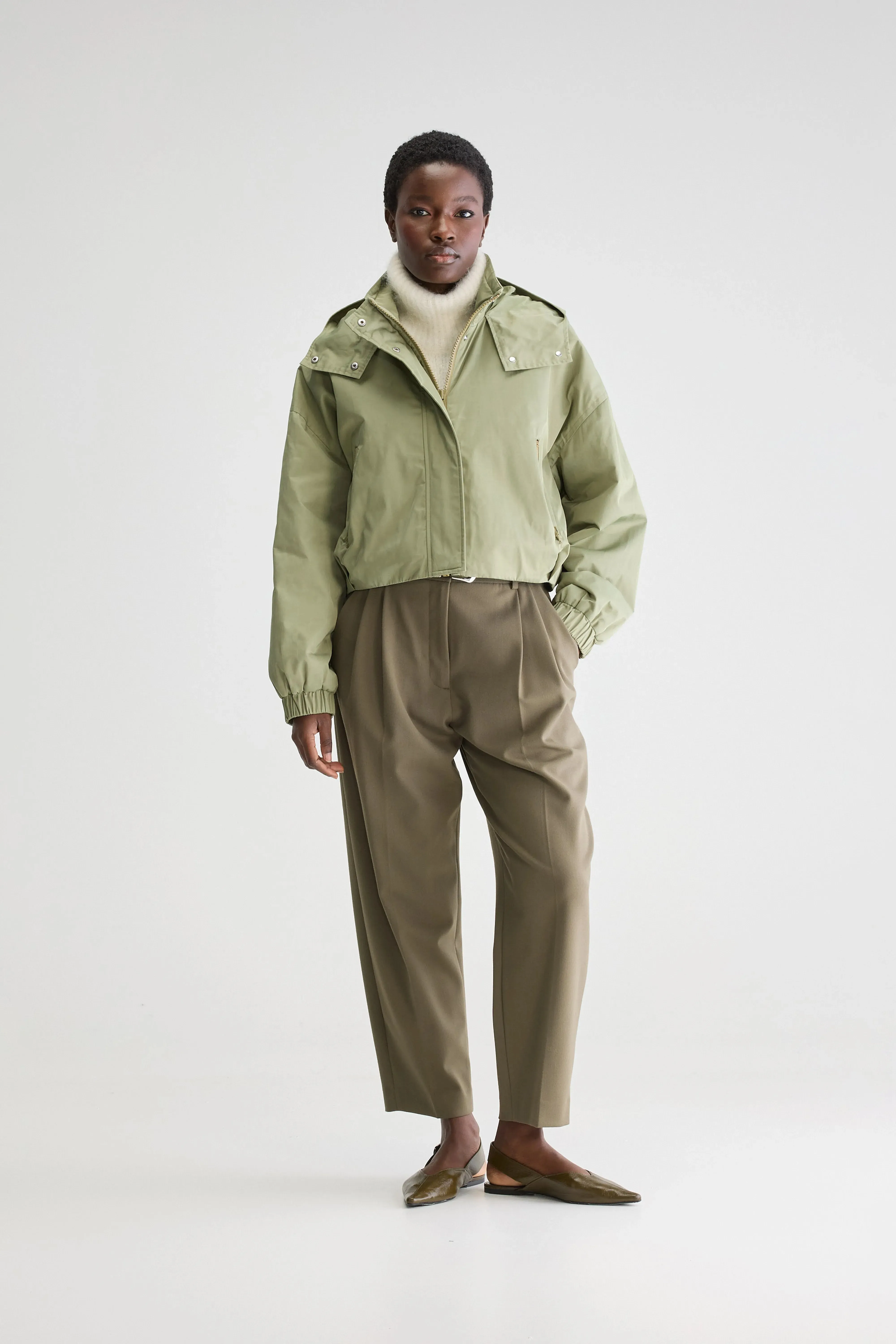 Storm Ready Herna relaxed jacket (251 / W / SAUGE)