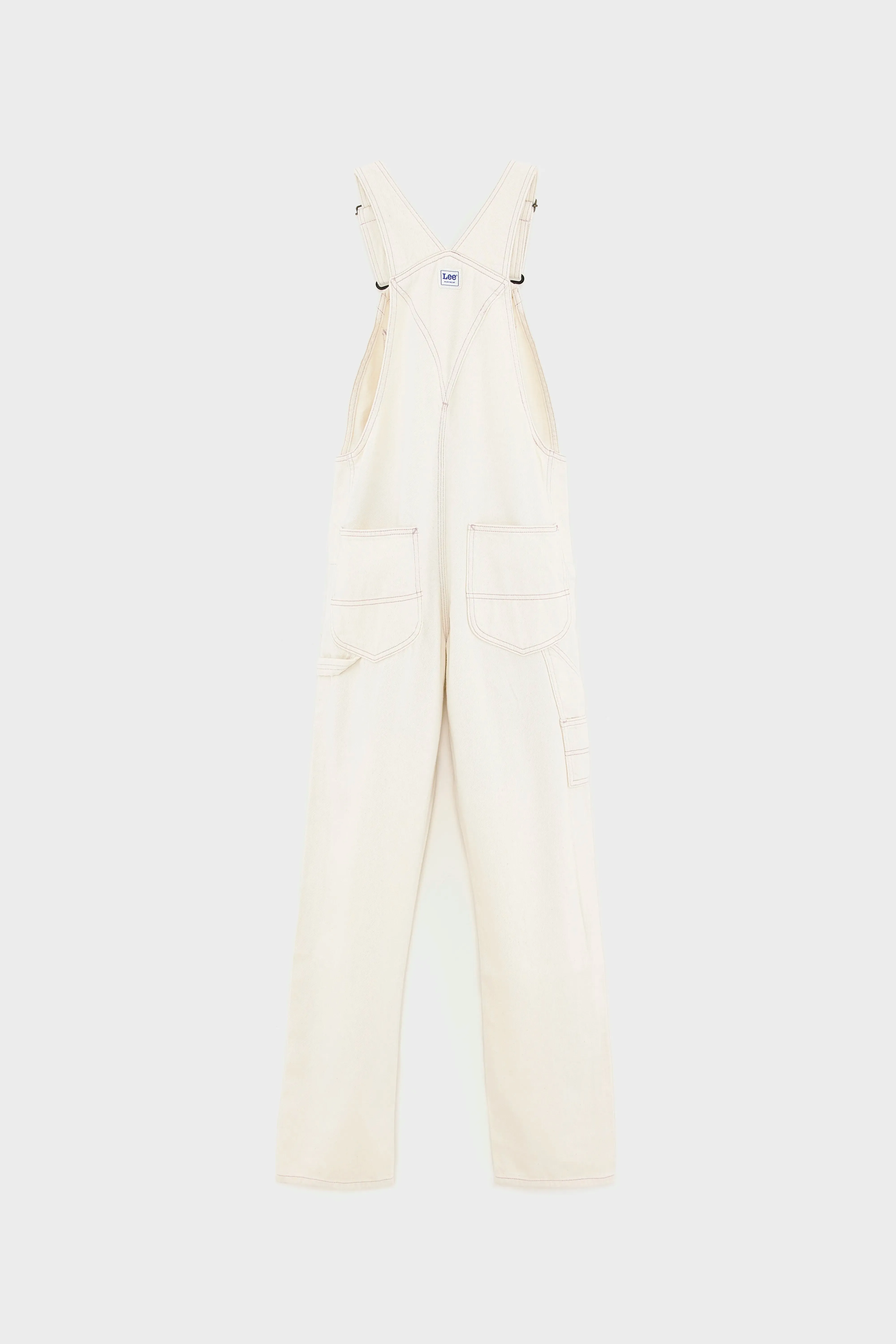 Straight Bib Overalls  (251 / W / ECRU) Violet Shade