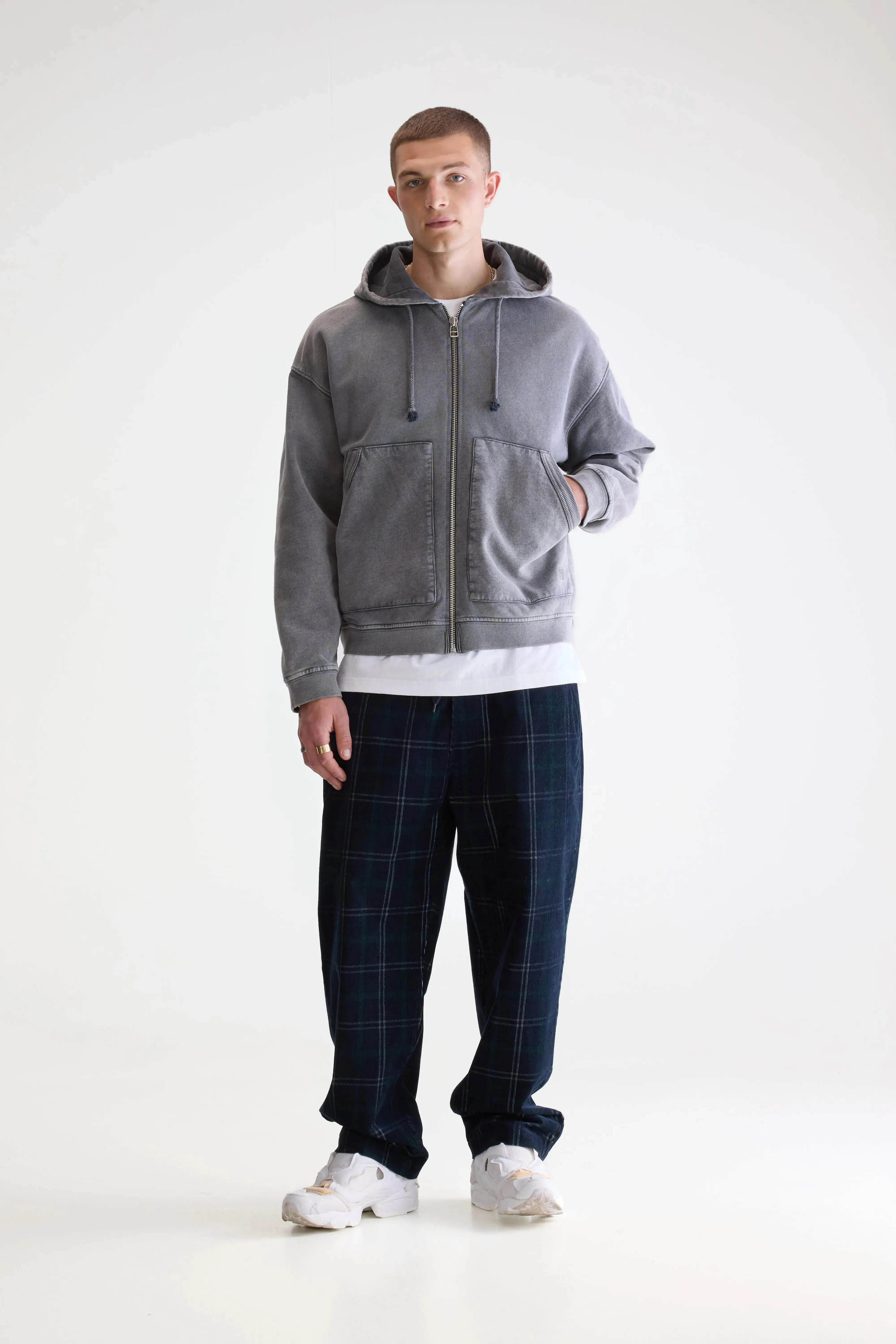 Street Active Falkon zip-up hoodie (252 / M / BLACK BLUE)