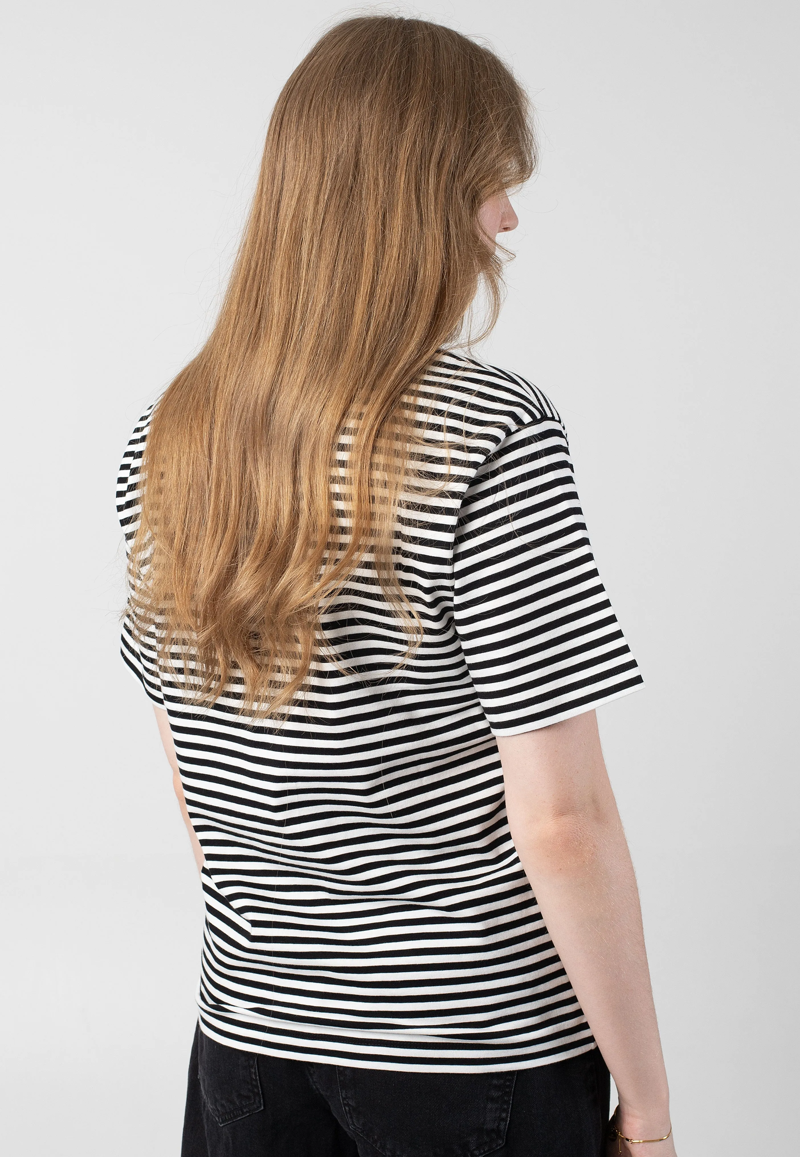 Street Fashion Carhartt WIP - W' Verner Stripe/Black/Wax - T-Shirt