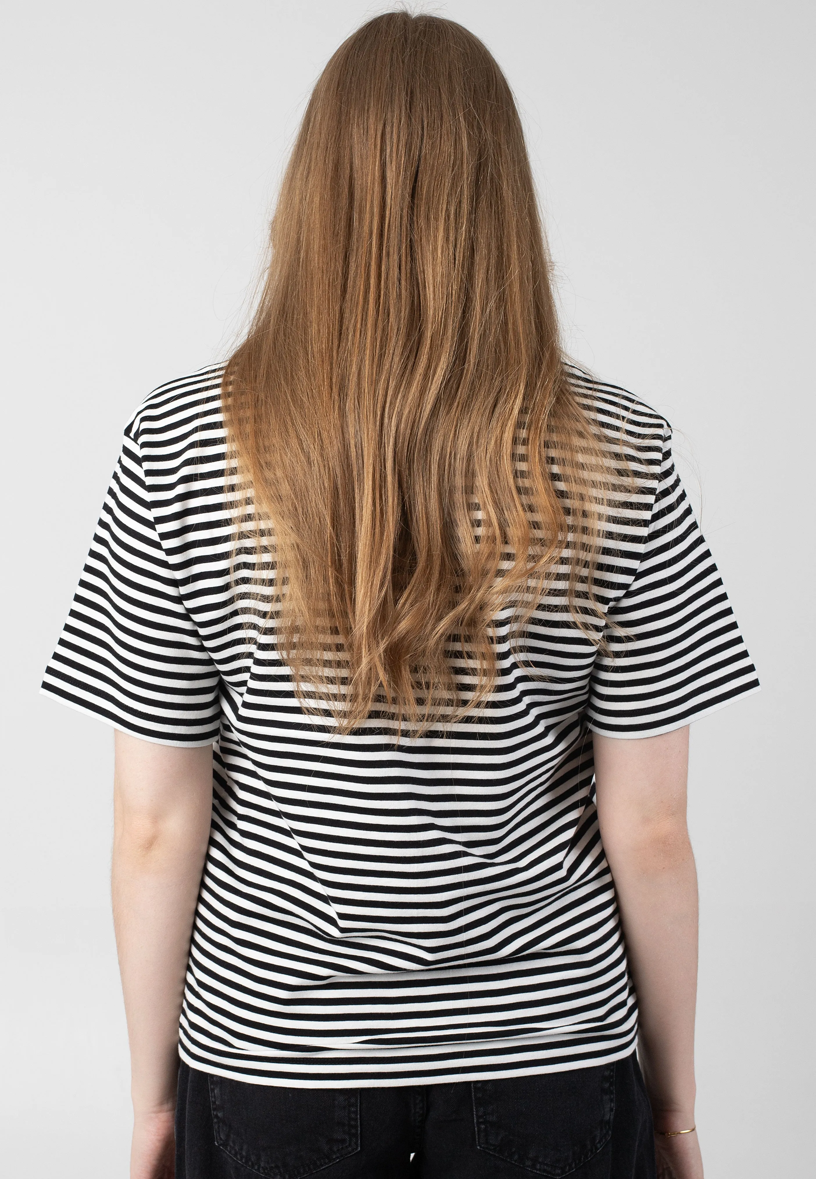 Street Fashion Carhartt WIP - W' Verner Stripe/Black/Wax - T-Shirt