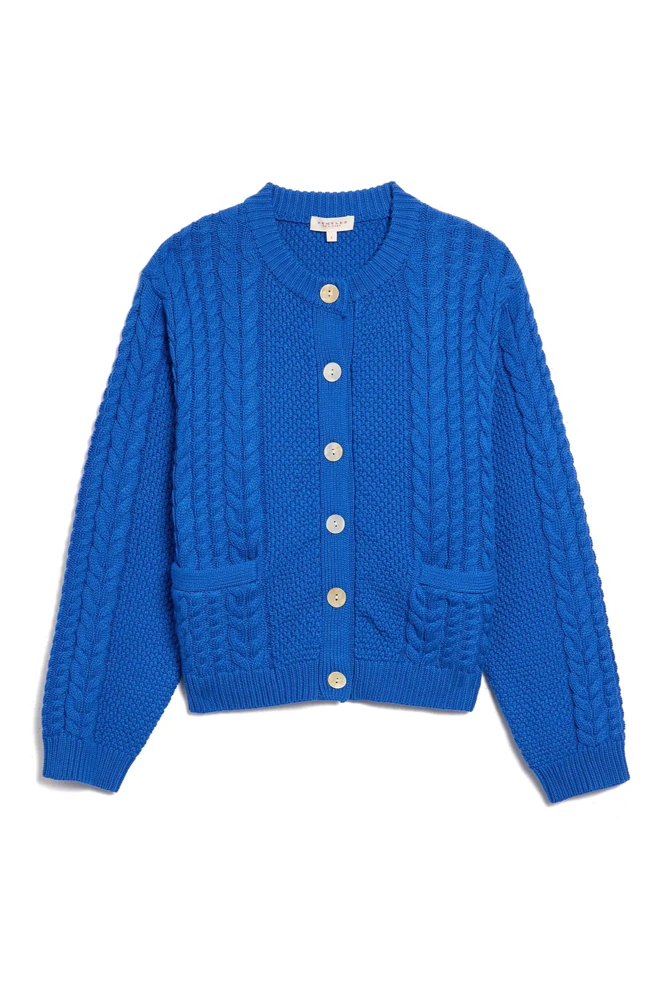 Street Ready Esme Blue Cotton Cardigan