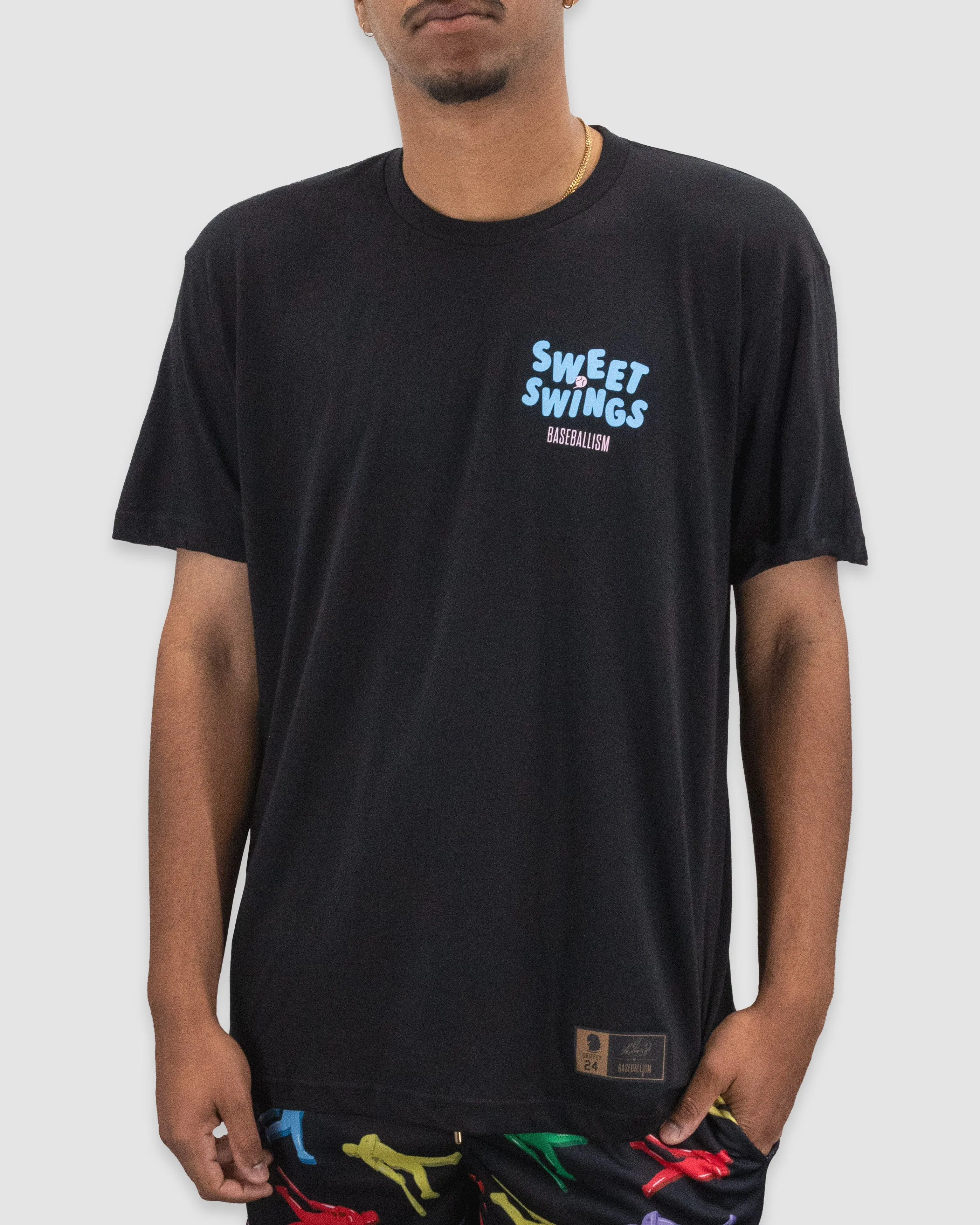 Street Style Griffey Jr. Sweet Swings Gummy Candy T-Shirt - Black