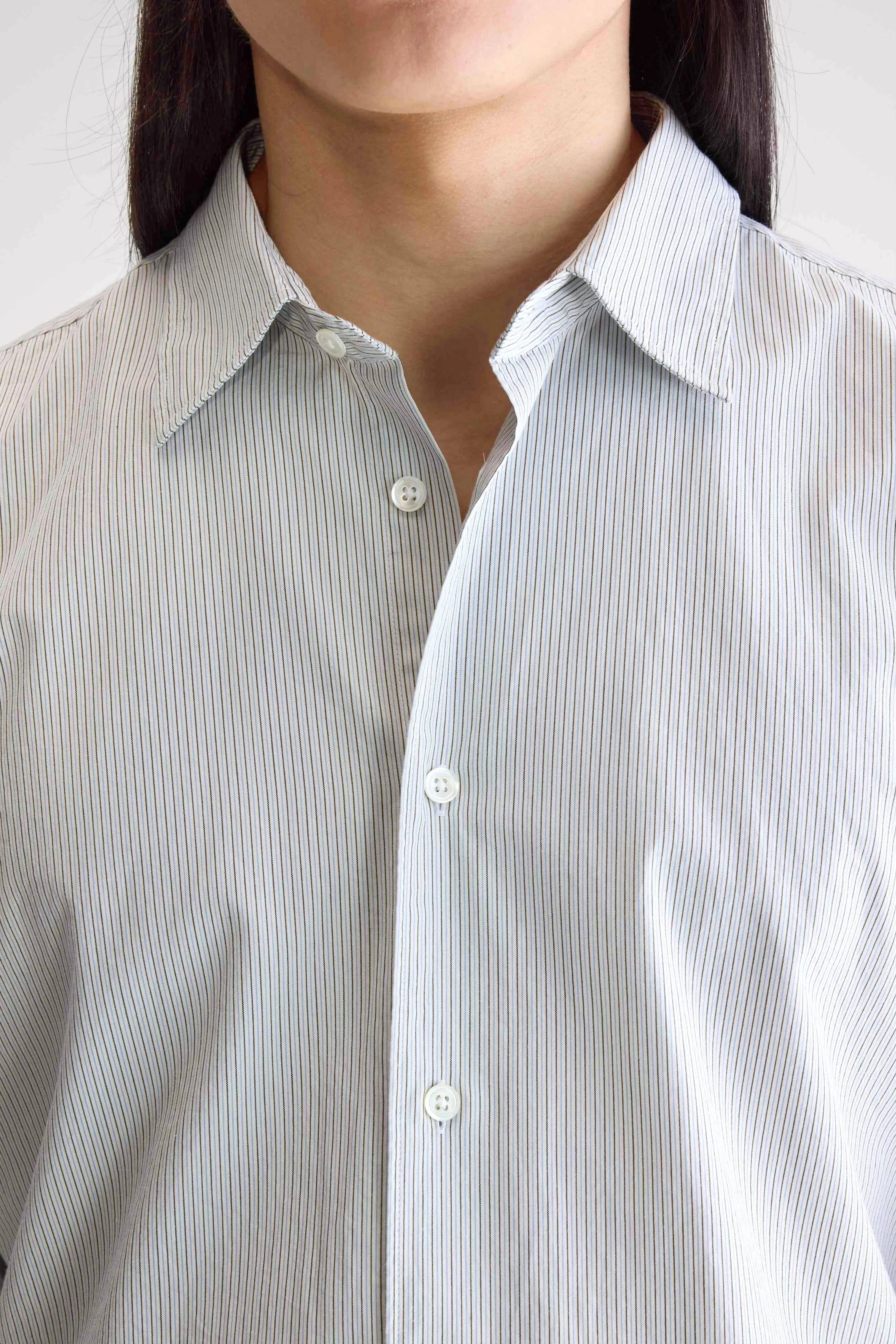 Structured Fit Gabe slim shirt (252 / M / STRIPE U)