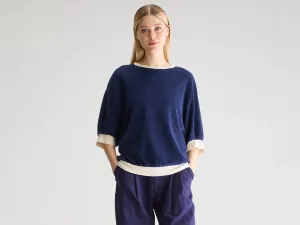 Plain Daily Minimal Frisby relaxed sweatshirt (251 / W / INK)