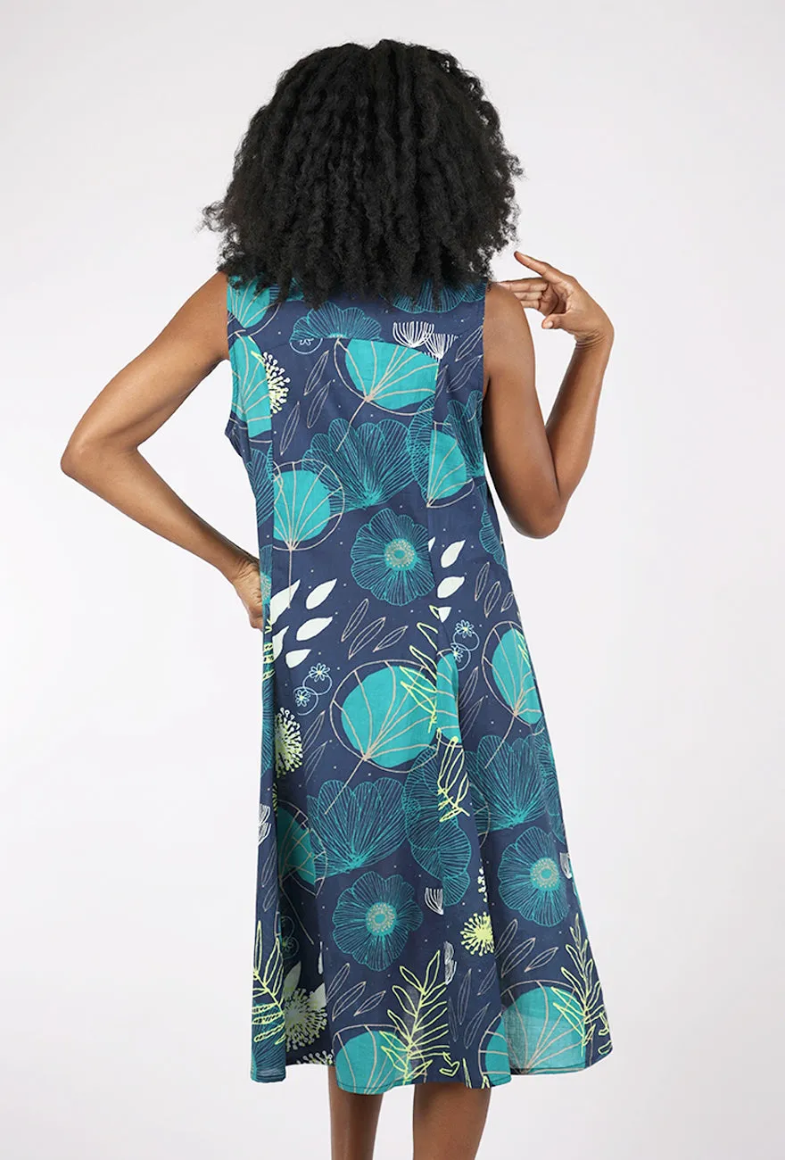 Stylish Coverings Poppie Dress, Portland Floral