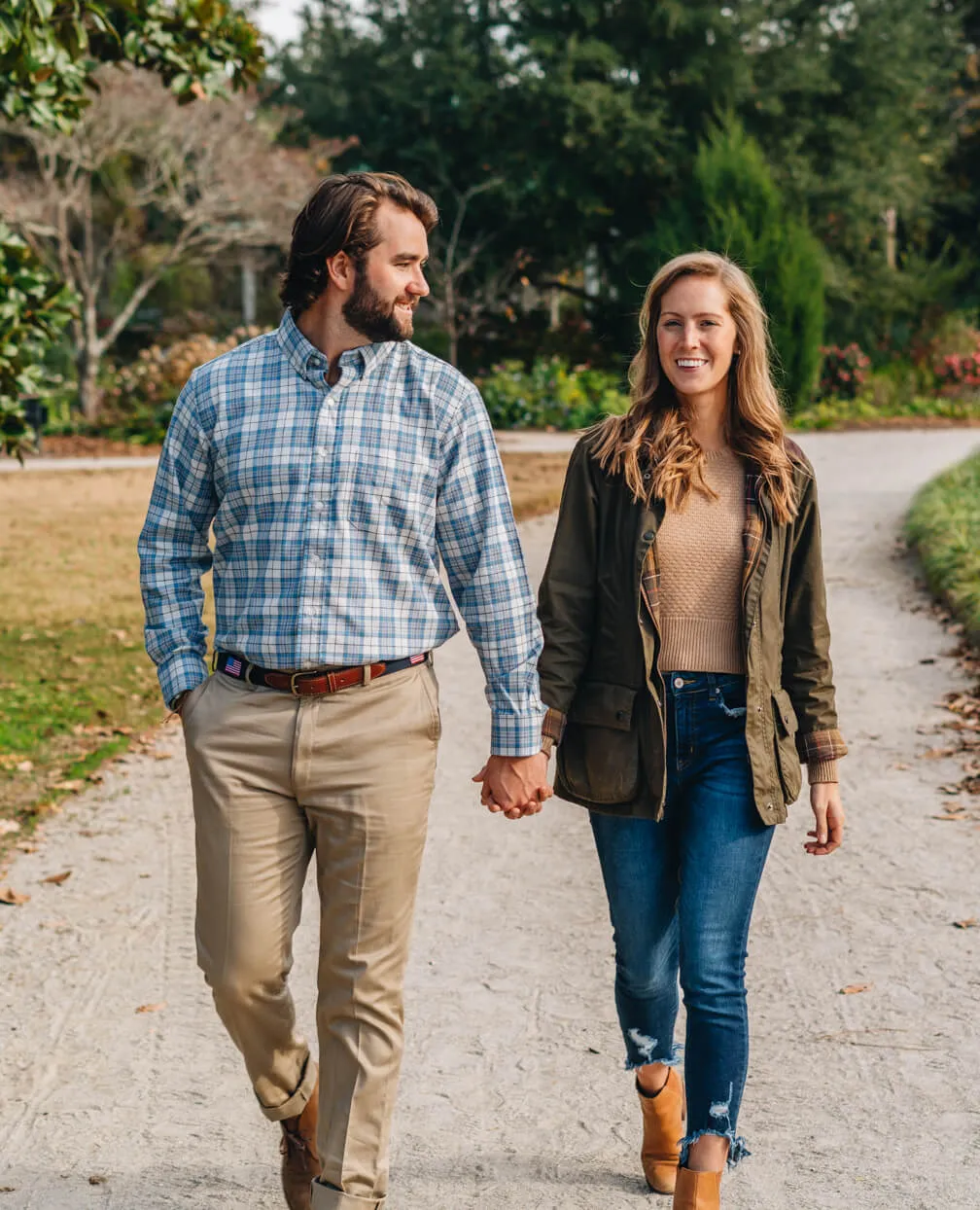 Stylish Pairing Stovall: Brookline Button Down Shirt - Marine Blue