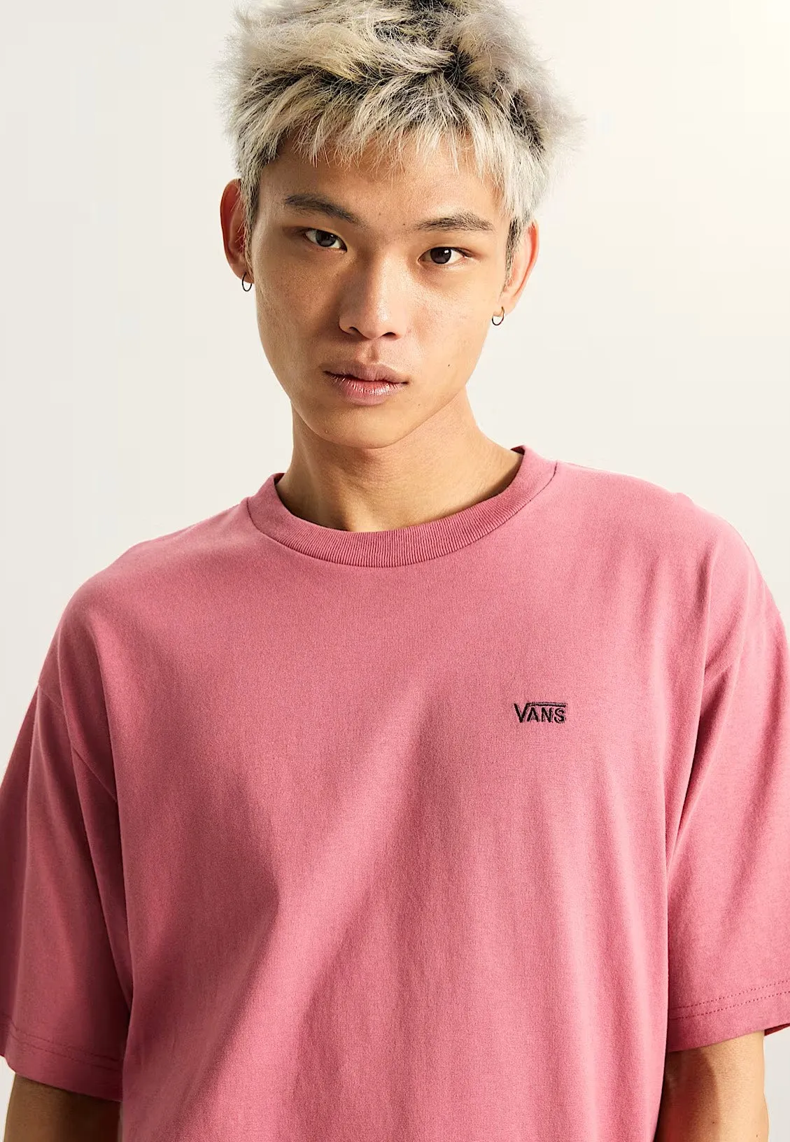 Stylish Top Vans - Left Chest II Loose Mauvewood - T-Shirt