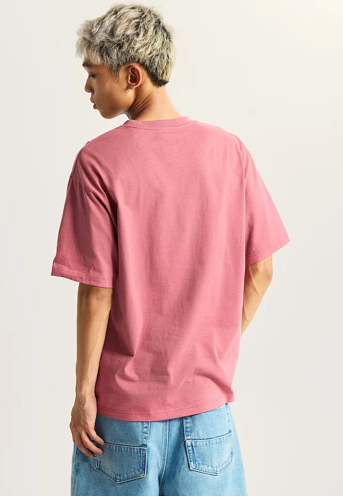 Stylish Top Vans - Left Chest II Loose Mauvewood - T-Shirt