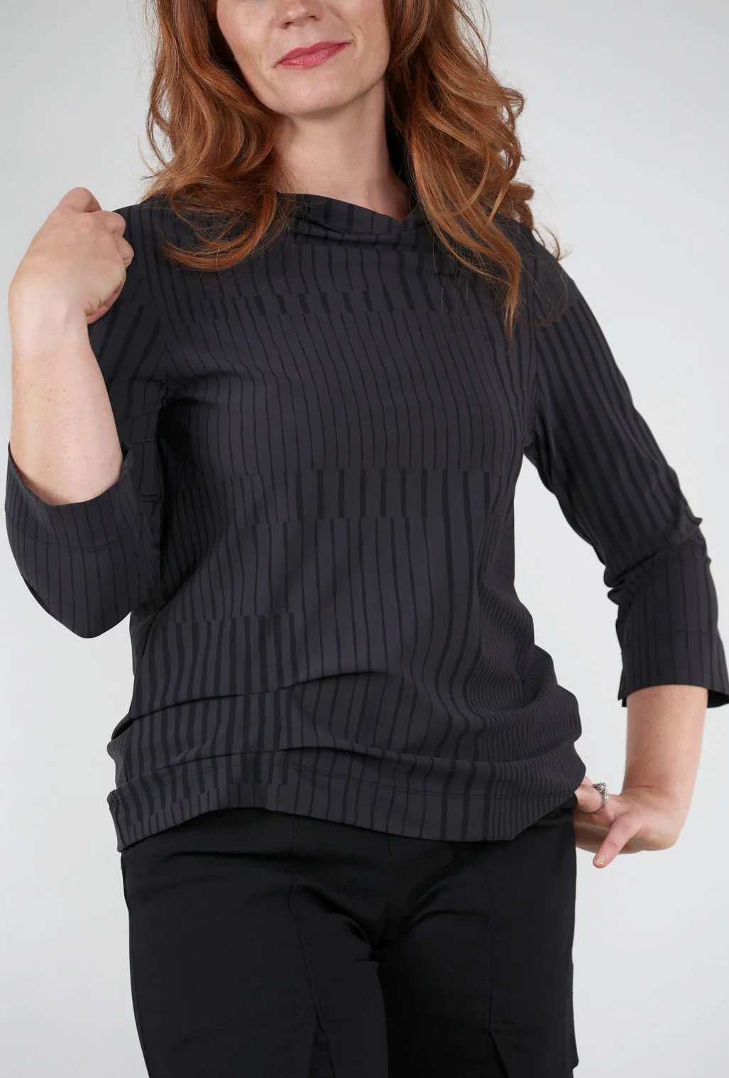 Stylish Wear Ragtime Top, Espresso Staccato