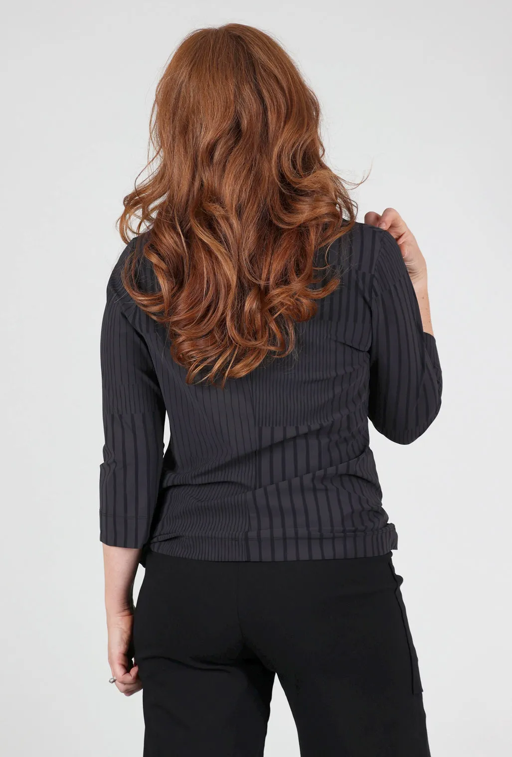Stylish Wear Ragtime Top, Espresso Staccato