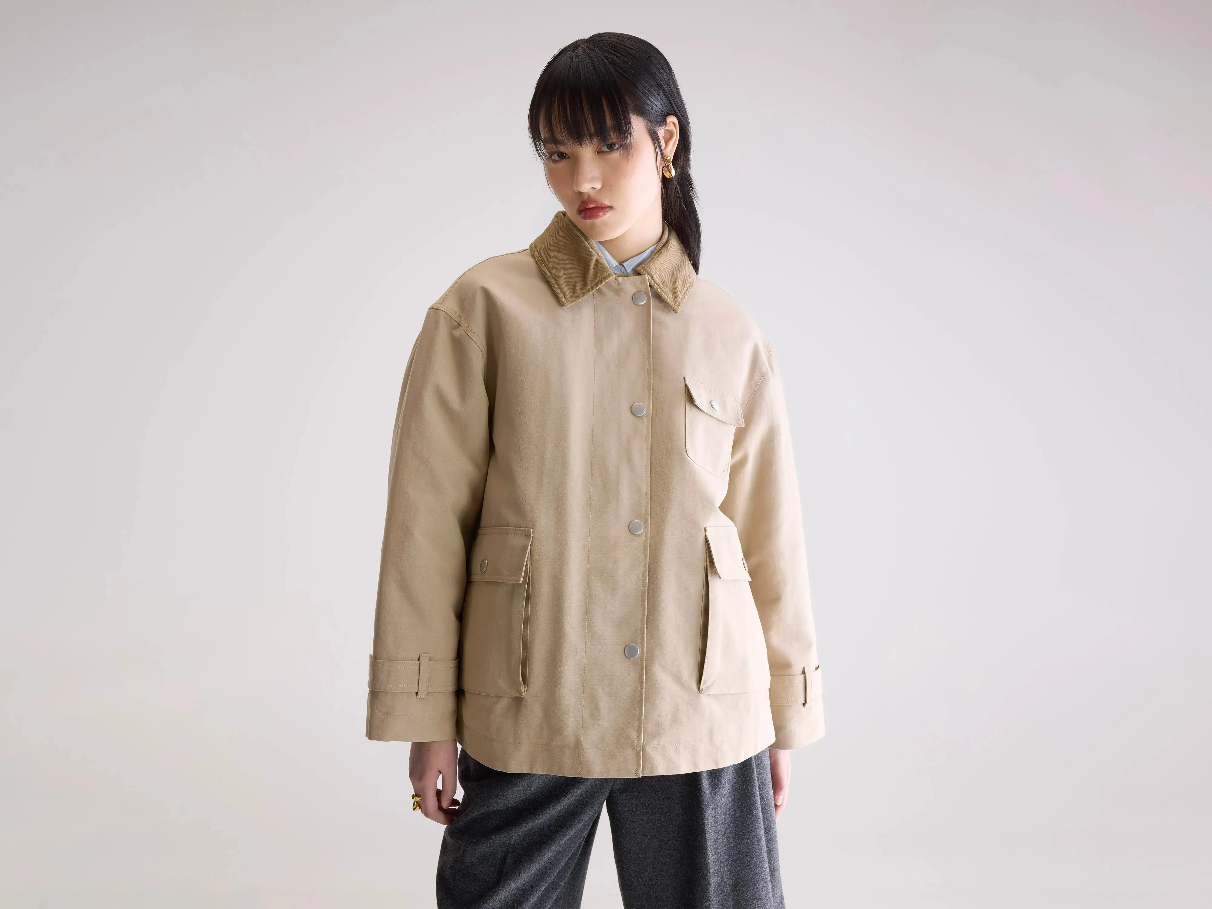 City Ready Jungle relaxed jacket (252 / W / CLAY)