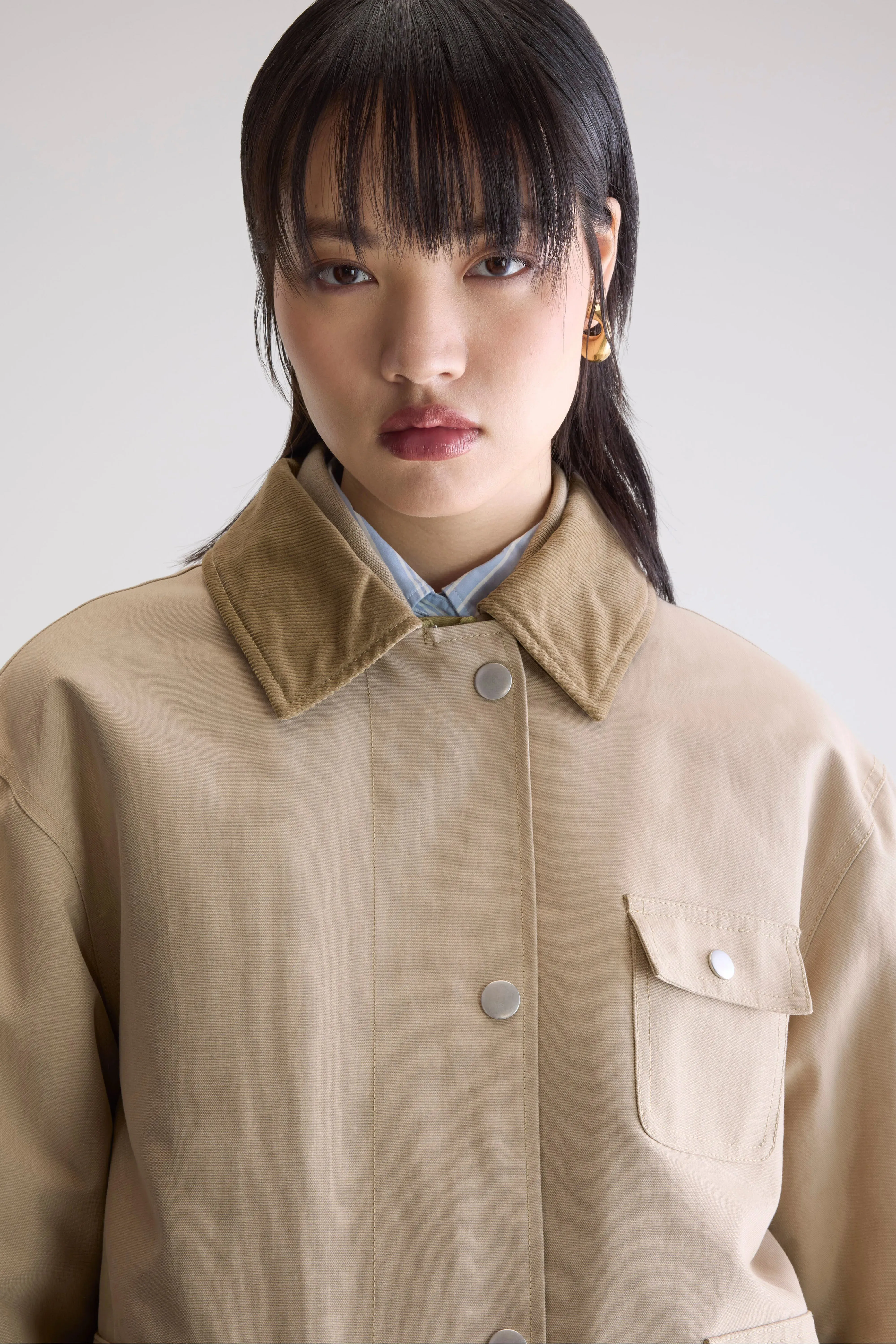subtle style Jungle relaxed jacket (252 / W / CLAY)