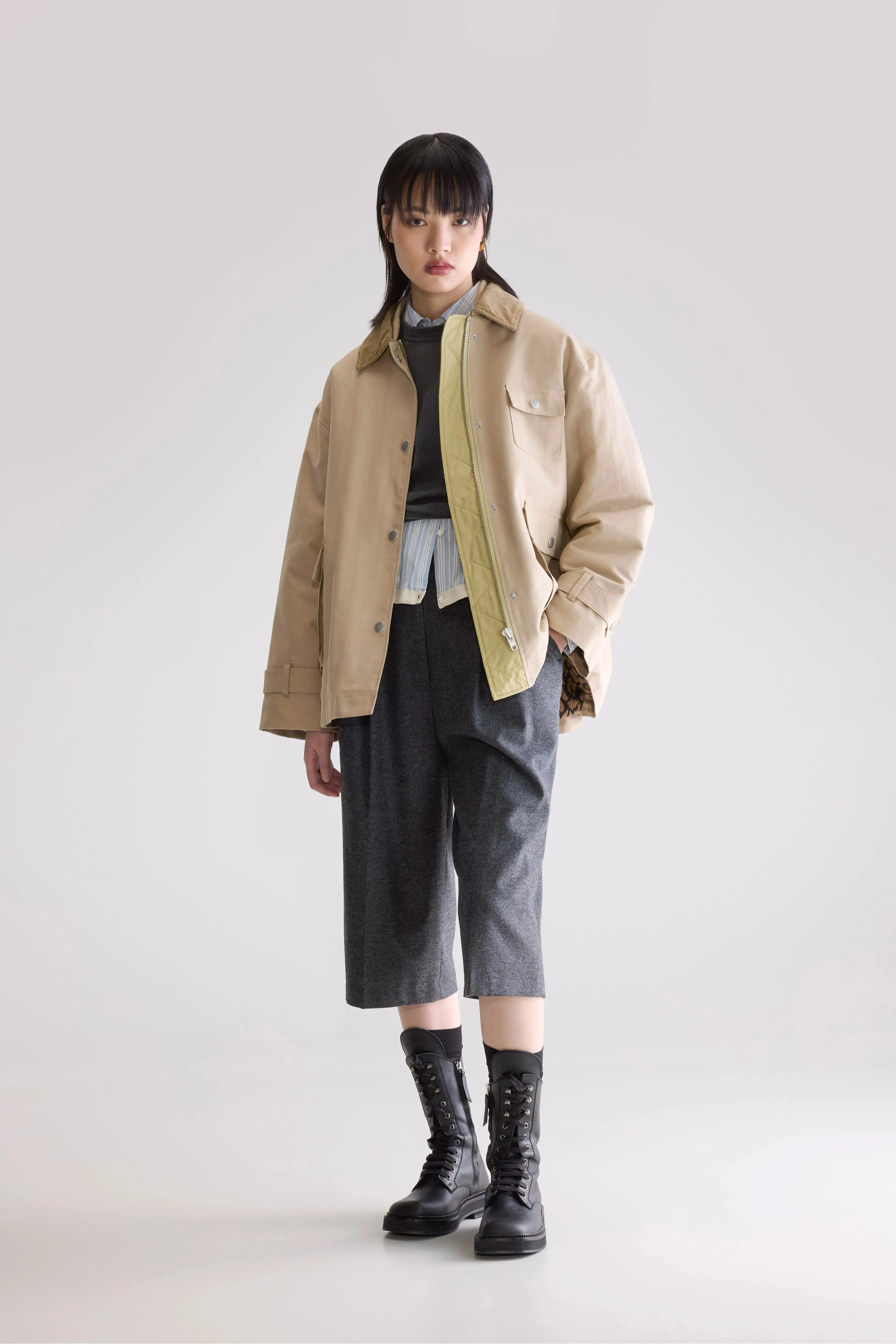 subtle style Jungle relaxed jacket (252 / W / CLAY)