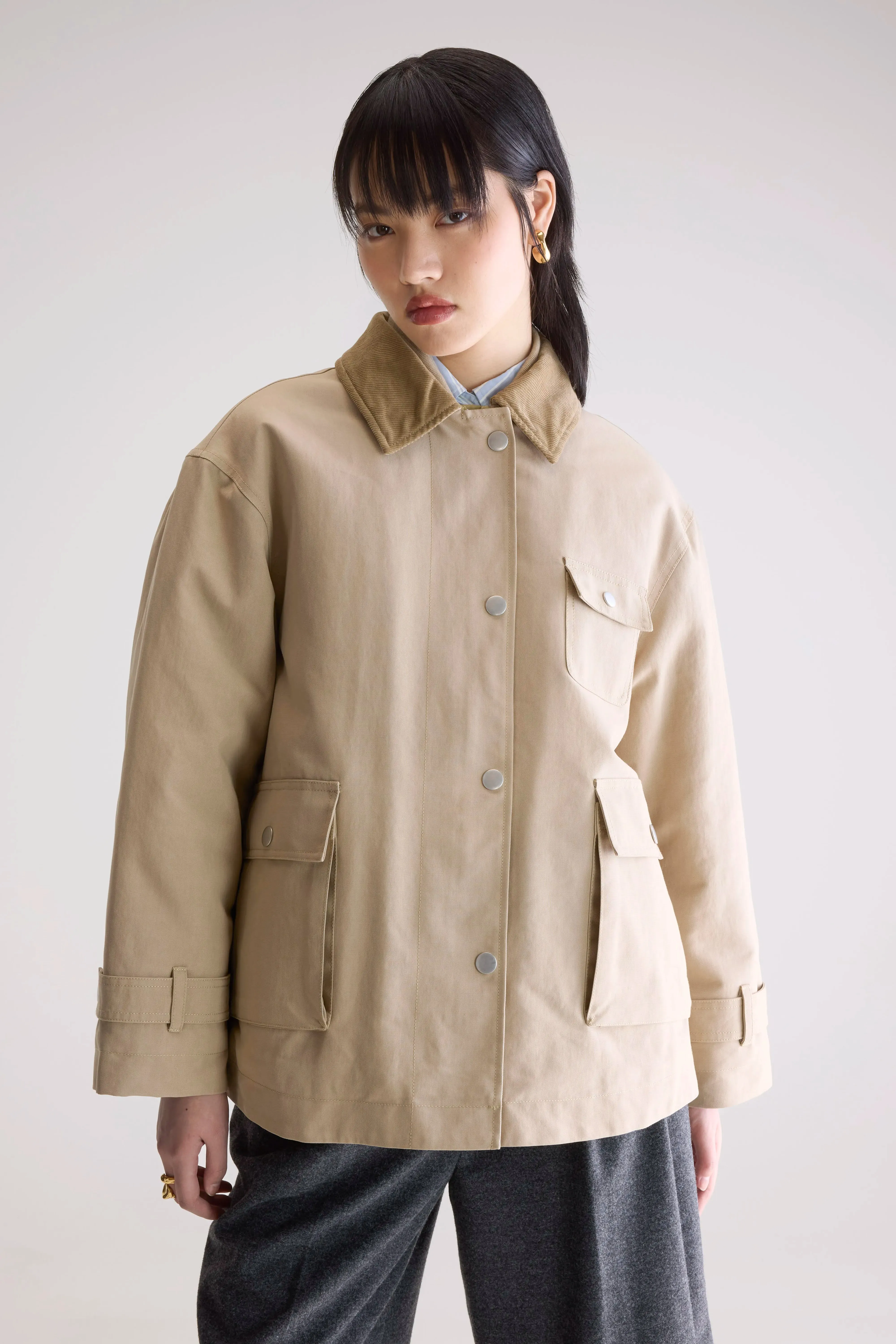 subtle style Jungle relaxed jacket (252 / W / CLAY)