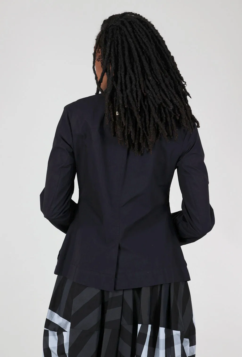 Suede Finish Roti Jacket, Black