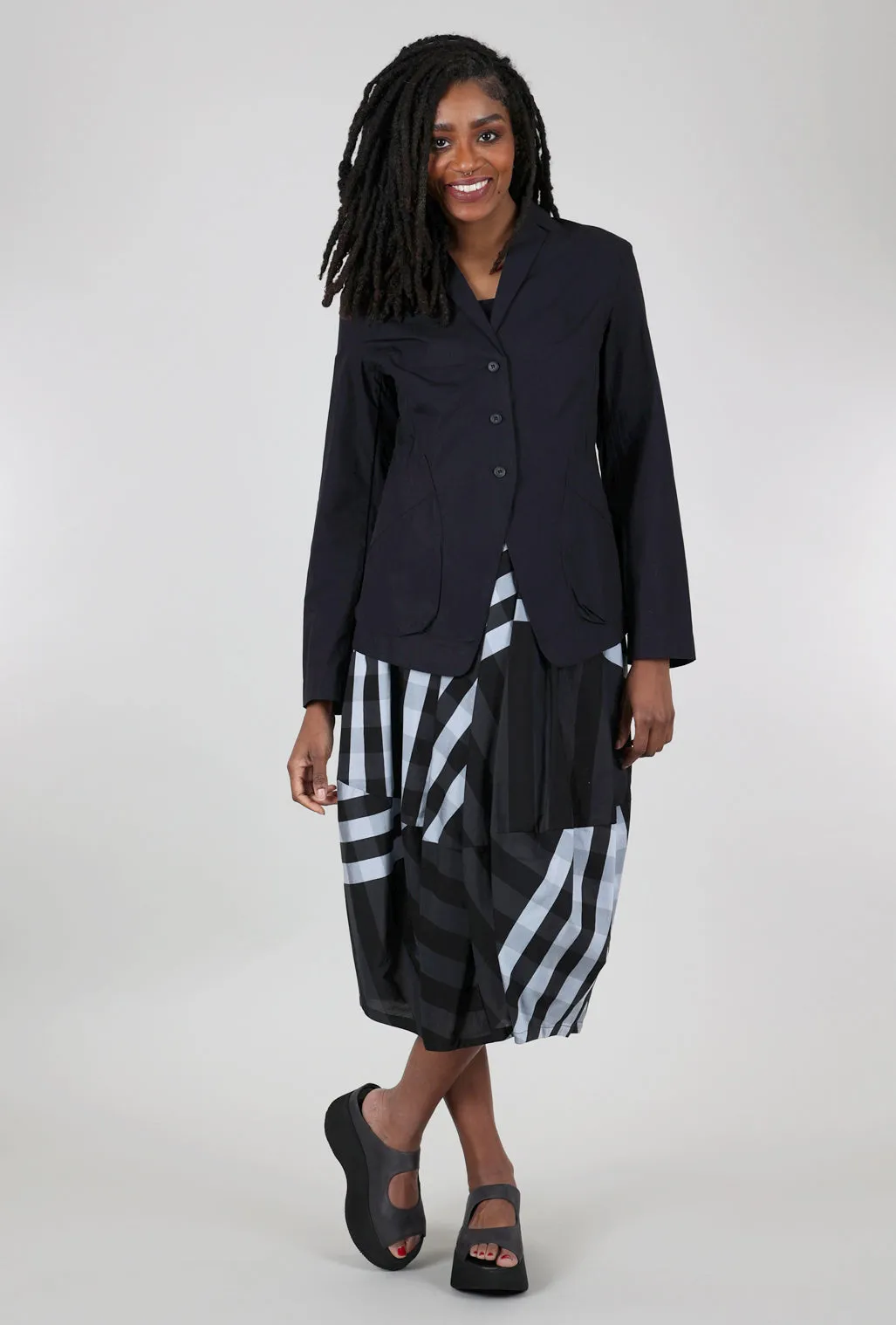 Suede Finish Roti Jacket, Black