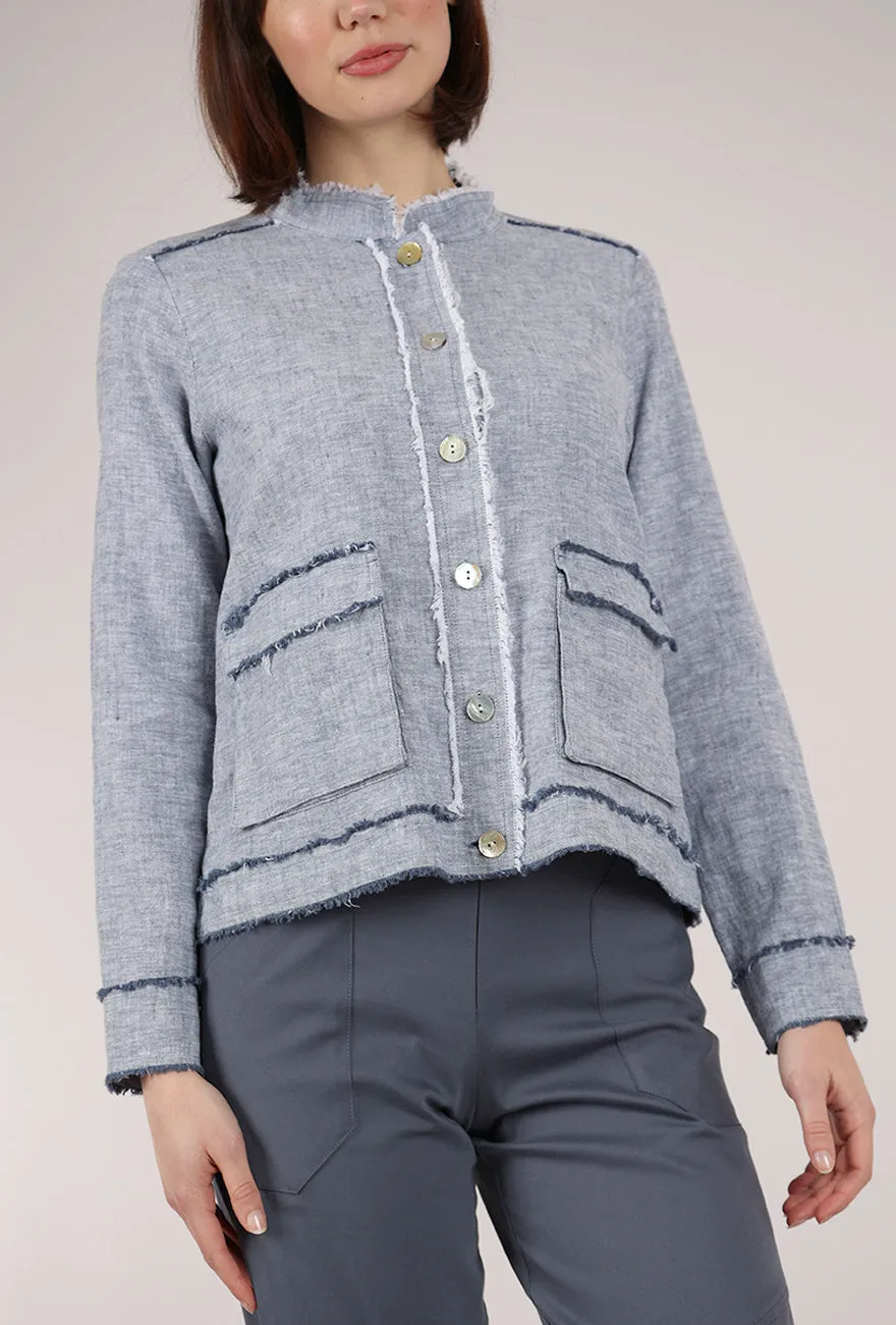 Summer Breeze Jacket, Indigo Crisp Fit