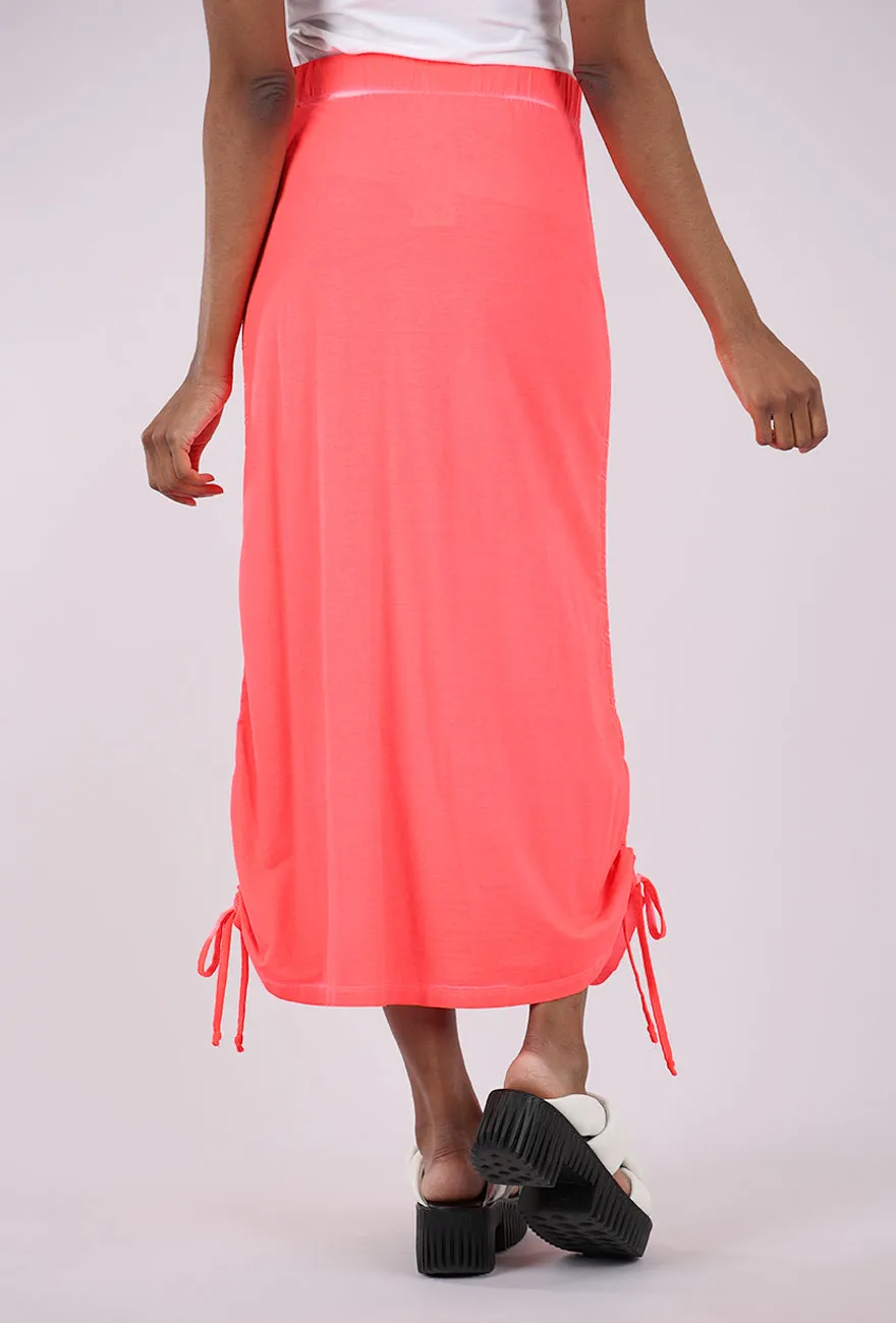 Summer Pen Skirt, Coral Colorfast Fabric