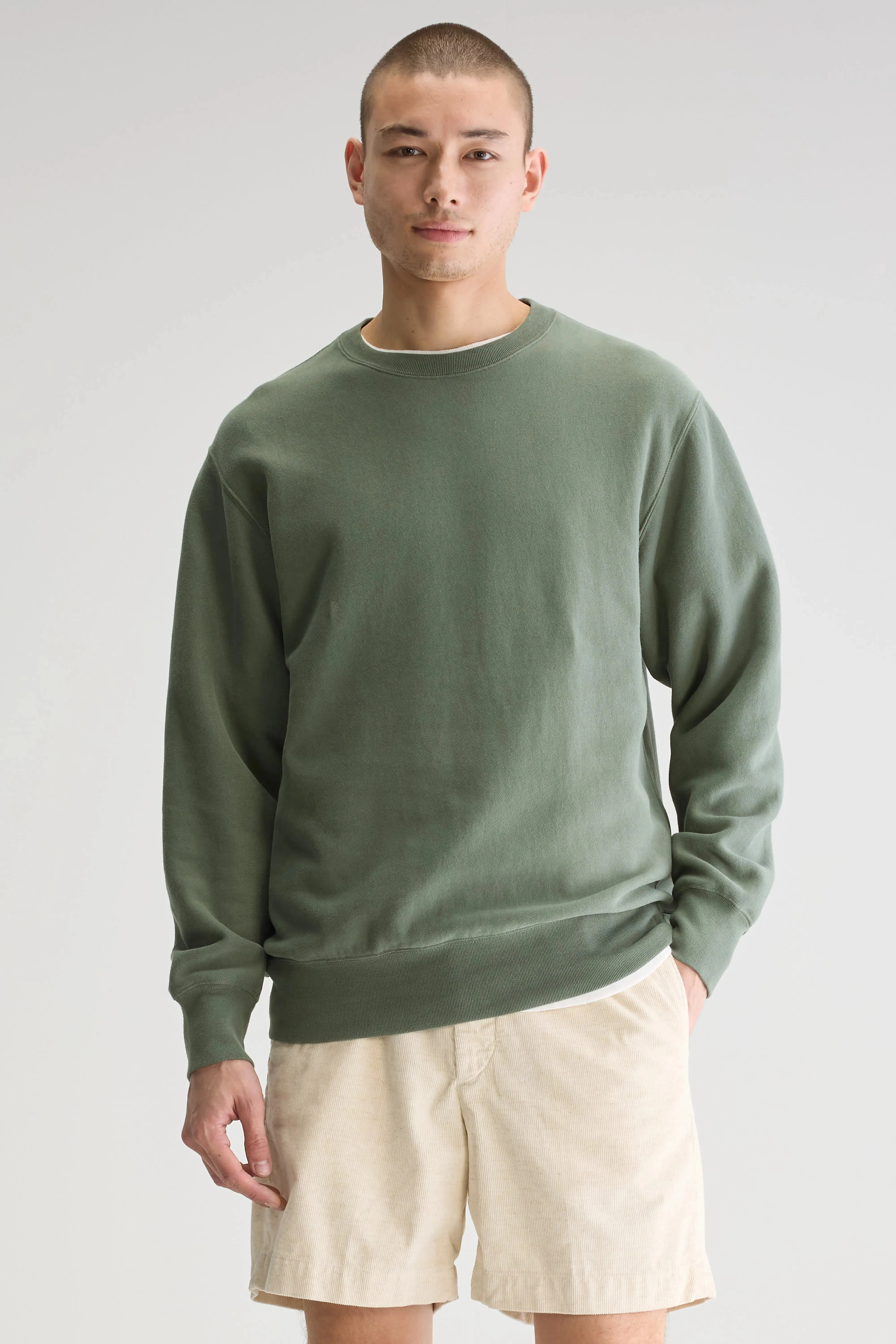 Summer Wear Flake crewneck sweatshirt (251 / M / THYME)