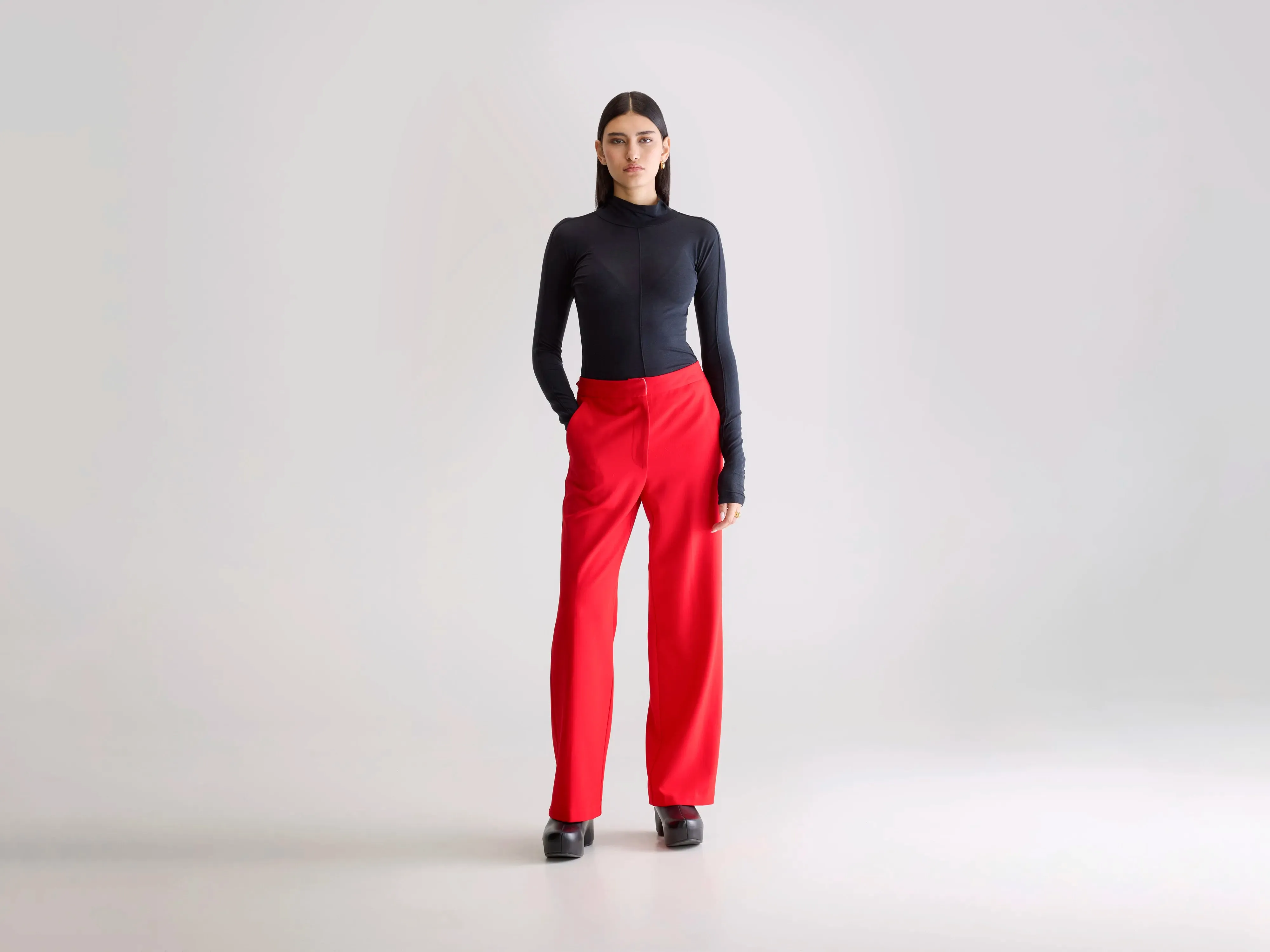 Sunrise straight trousers (252 / W / SANGUINE) Modern Cut Functional Look