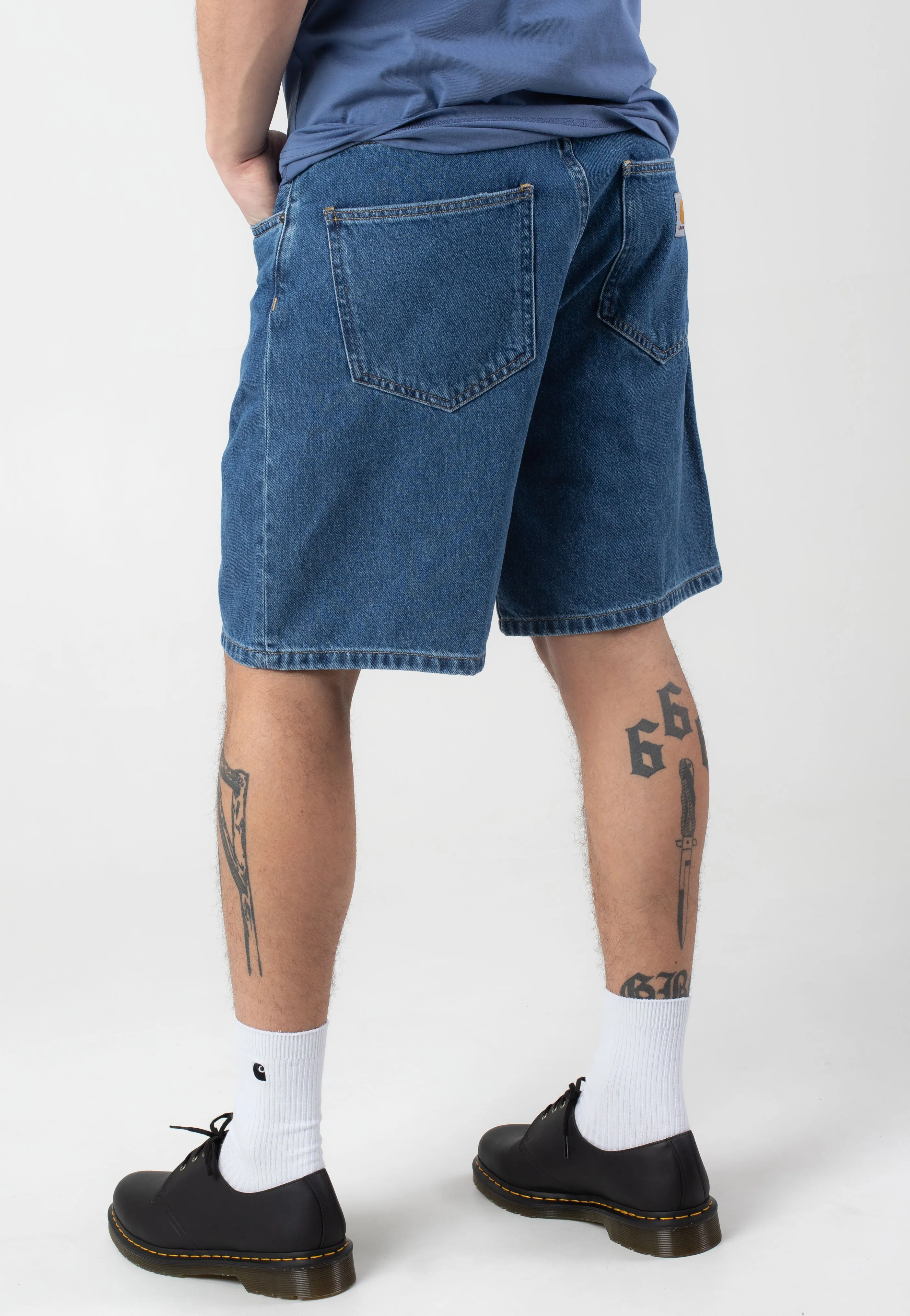 Surfing shorts Carhartt WIP - Nolan Heavy Stone Wash Blue - Shorts