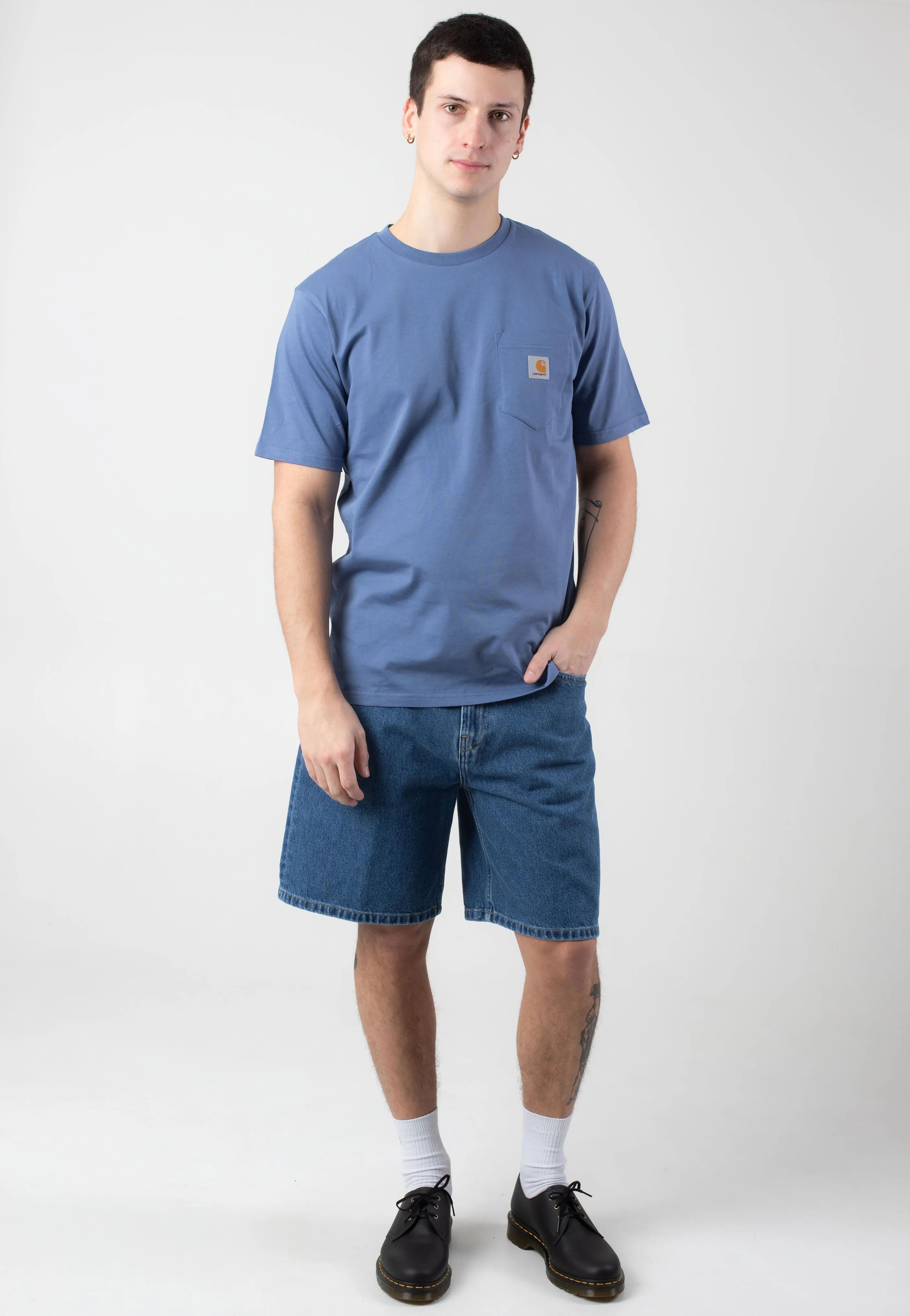 Surfing shorts Carhartt WIP - Nolan Heavy Stone Wash Blue - Shorts
