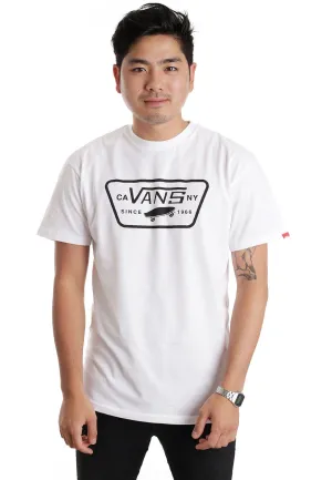 Formal Elegance Leisure Casual Vans - Full Patch White/Black - T-Shirt