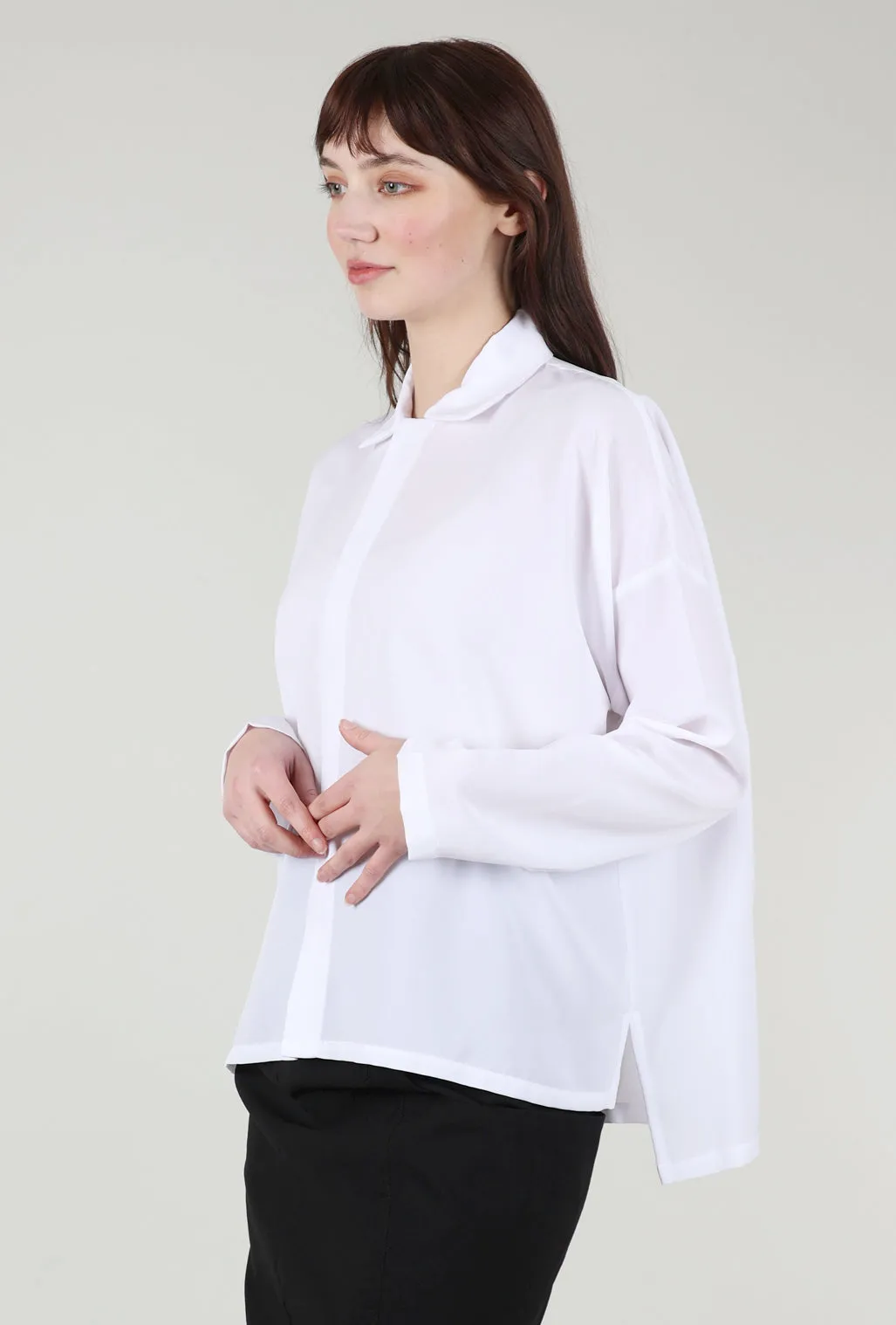 Sustainable Material Menz Shirt, White