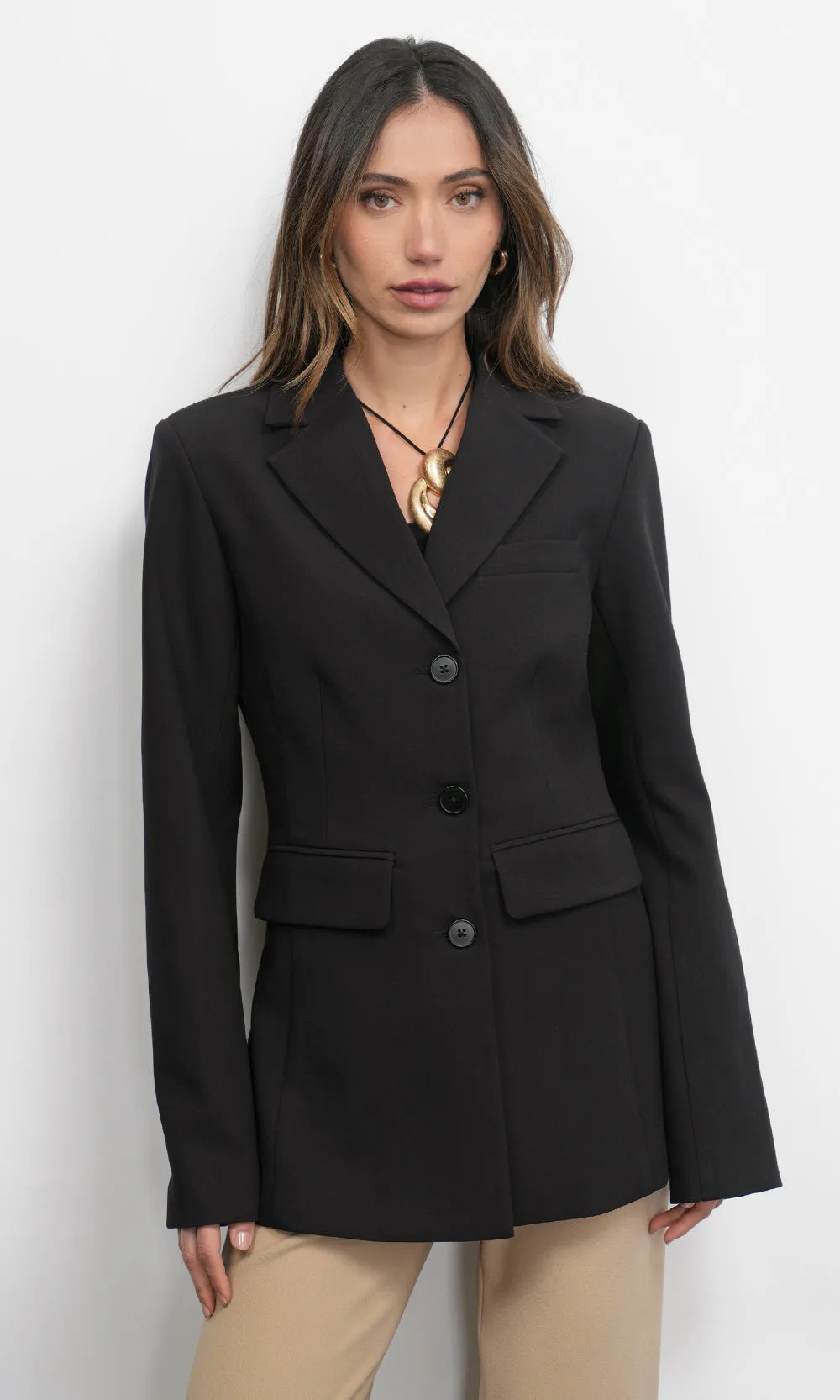Yellis Pinched Waist Blazer G257J1812