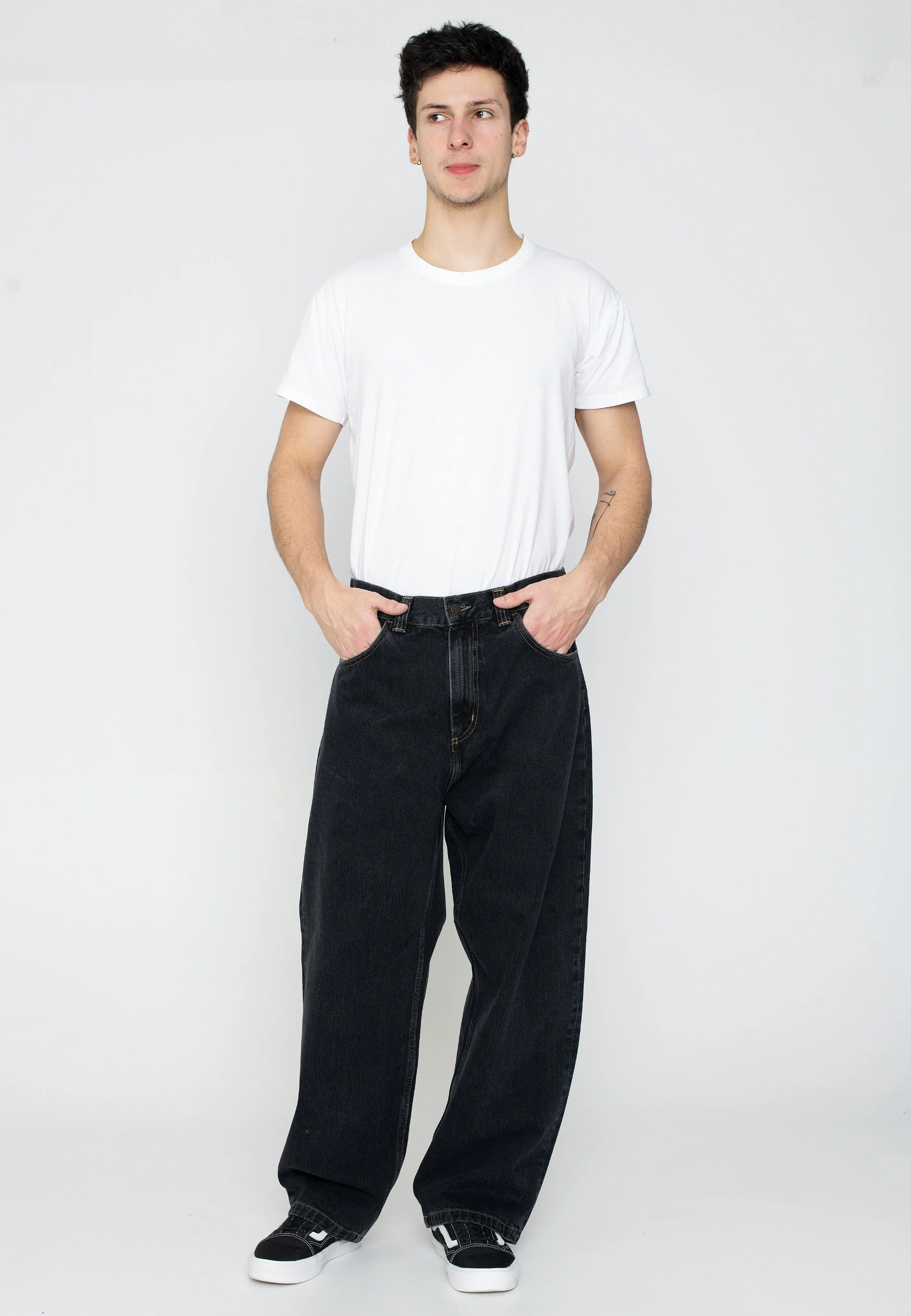 Tailored Form Carhartt WIP - Brandon Stone Washed Black - Jeans