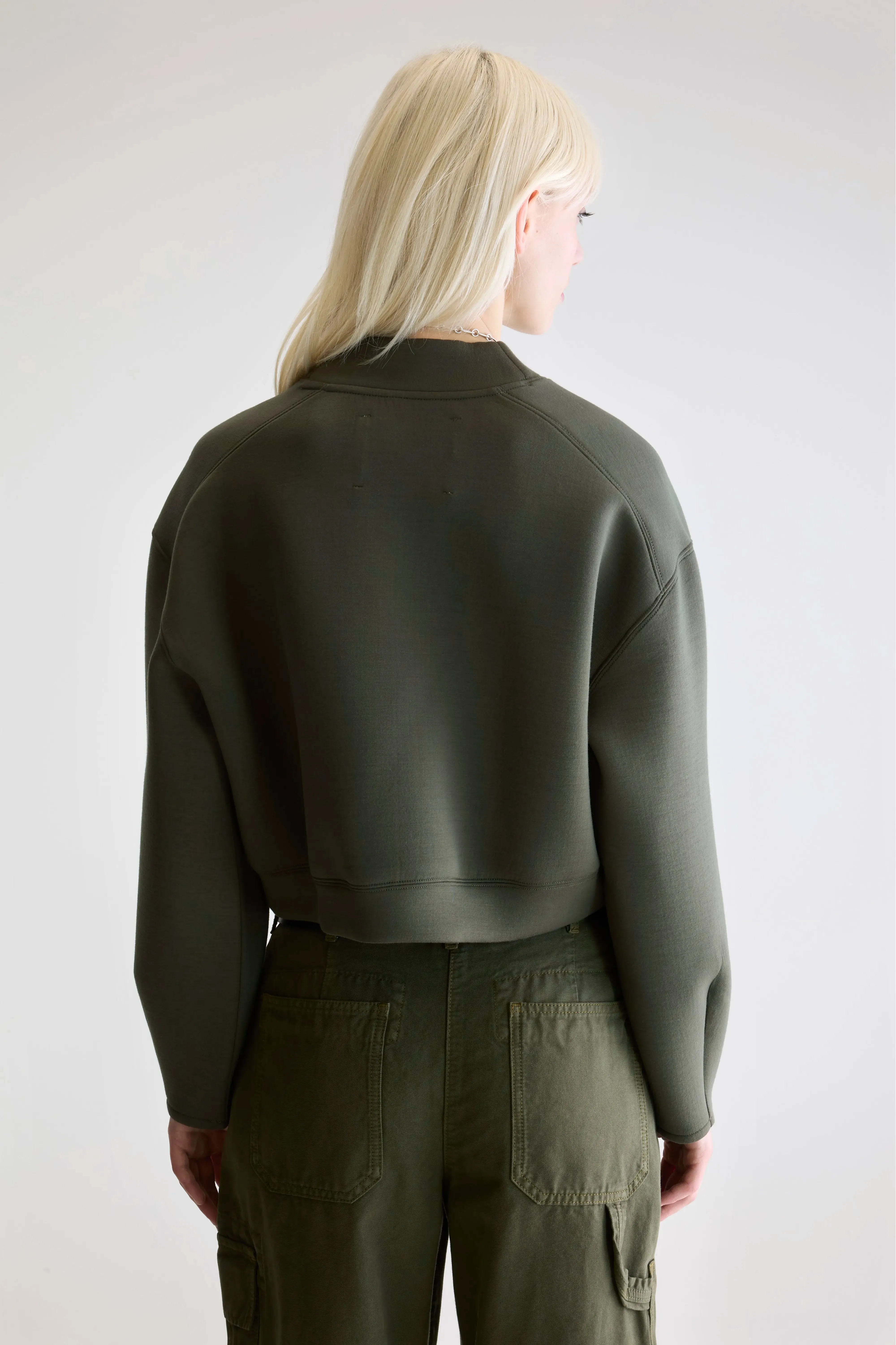 Tashi cropped sweatshirt (252 / W / FOREST) Street Bold