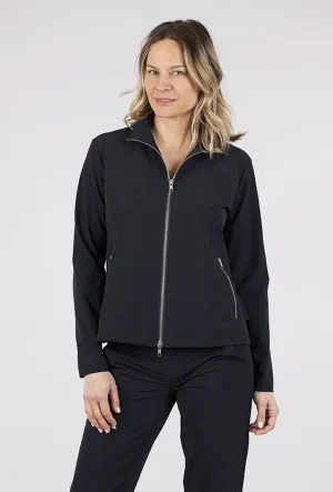 Tech Alex Peplum Back Jacket, Navy Lifestyle Wear