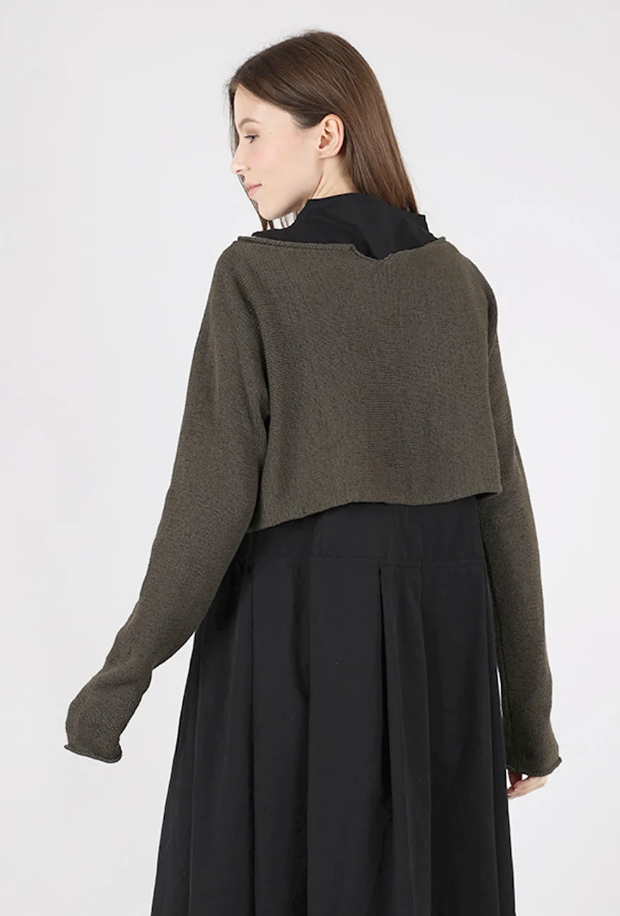 tencel Cropped Emotions Pullover, Jungle