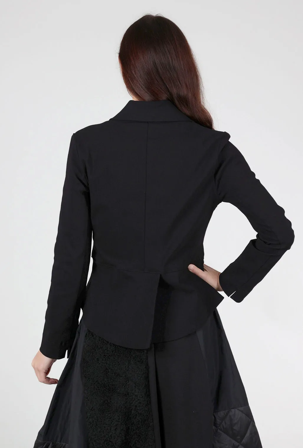 Texture combination Atlantis Jacket, Black
