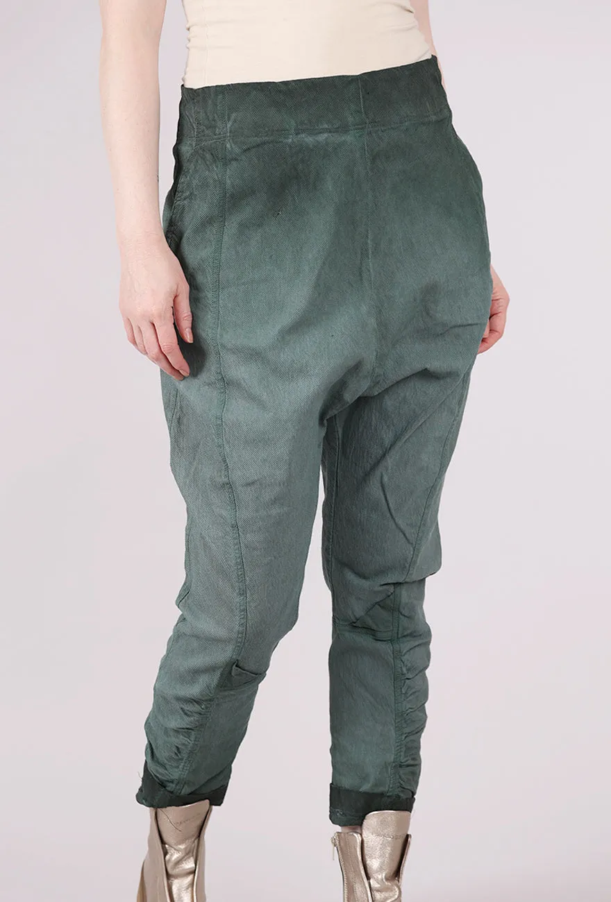 Texture Twill Slip On Pant, Pine Reverse Lightweight Design