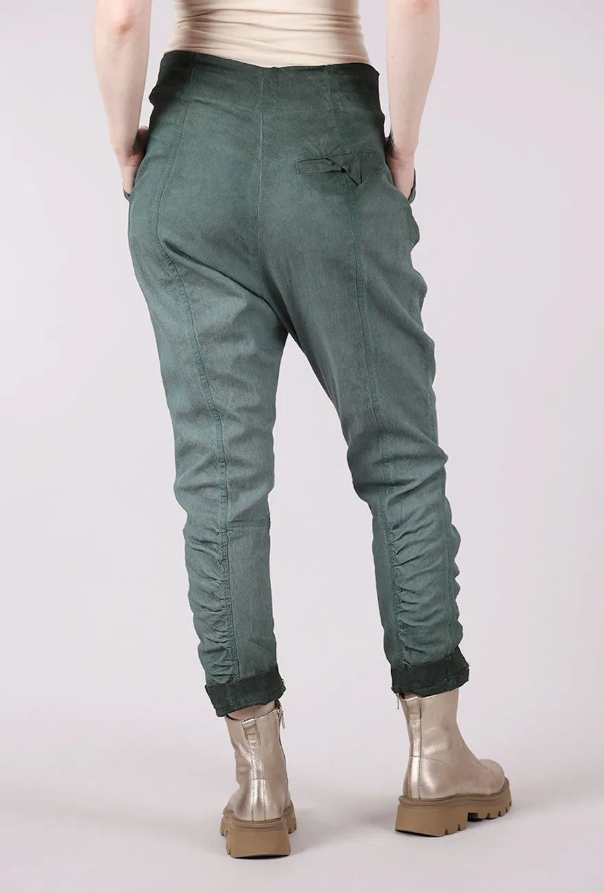 Texture Twill Slip On Pant, Pine Reverse Lightweight Design