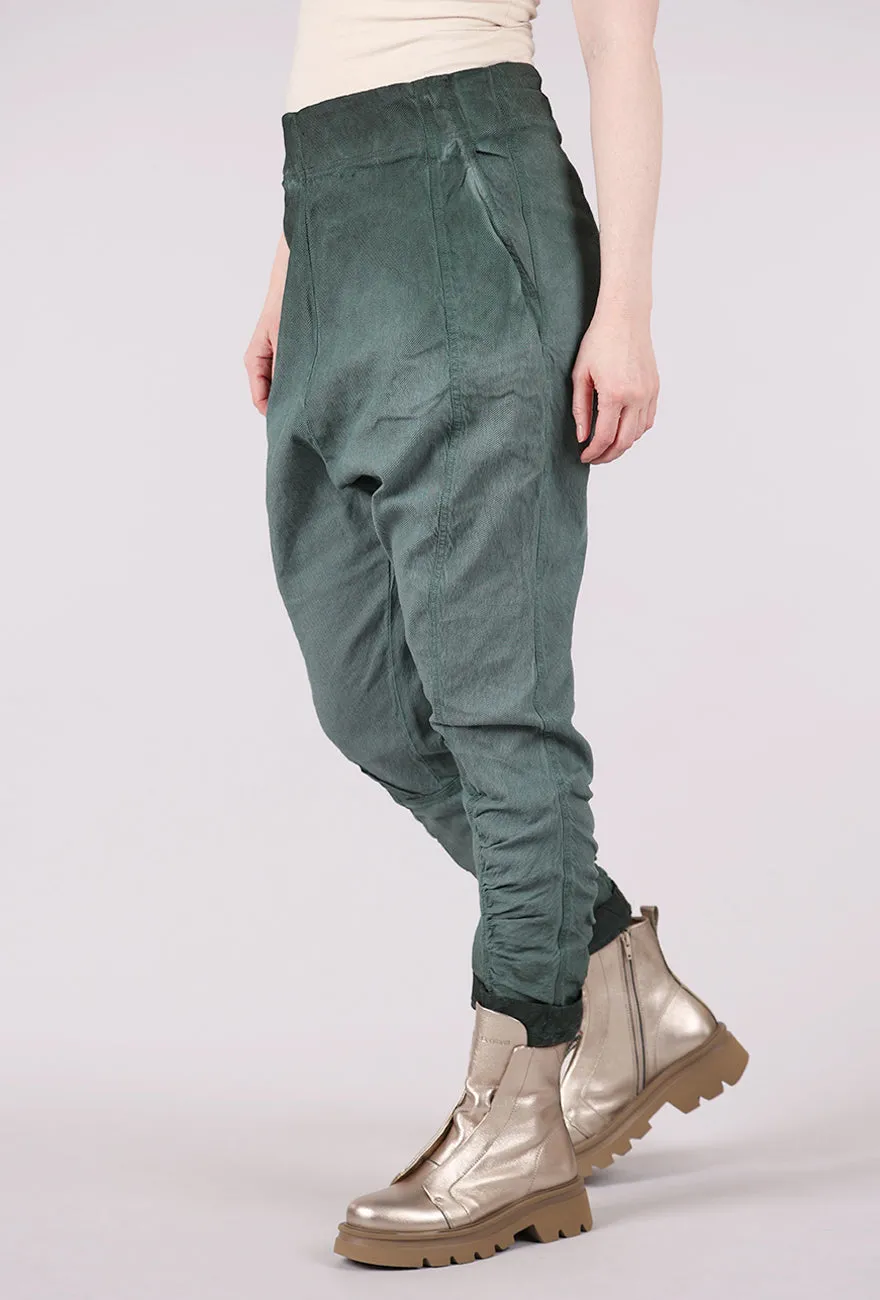 Texture Twill Slip On Pant, Pine Reverse Lightweight Design