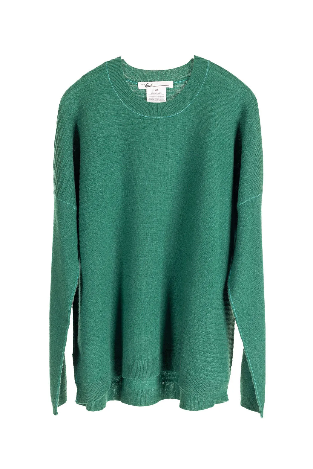 Minimal Wardrobe Textured Cedar Green Pullover