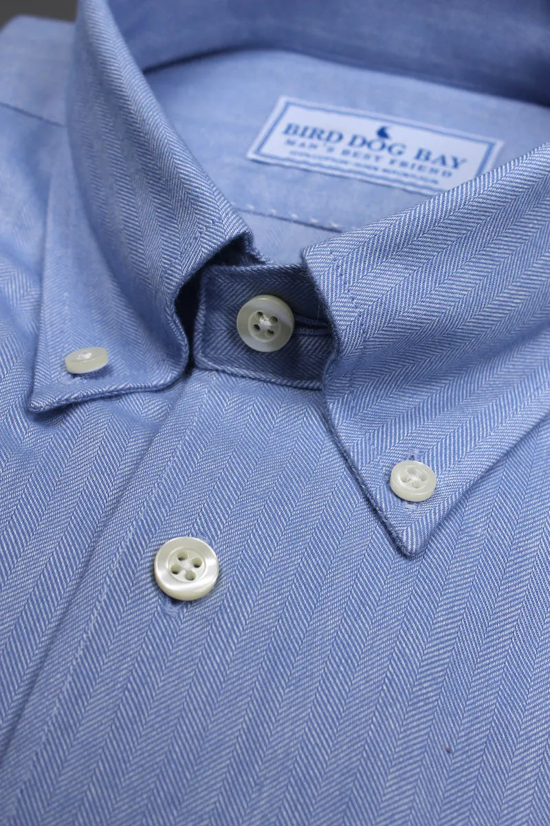 theme party Kensington: Button Down Shirt - Blue (M)