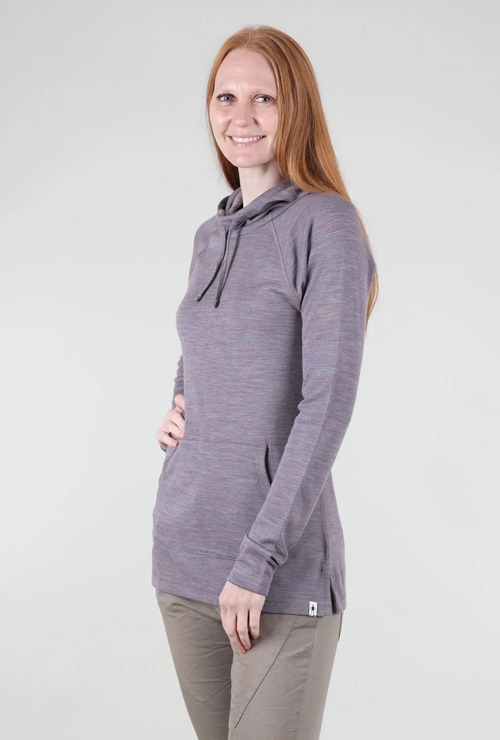 Thermal Drape Hood Base Layer, Chalk Violet Heather Rabbit Hair