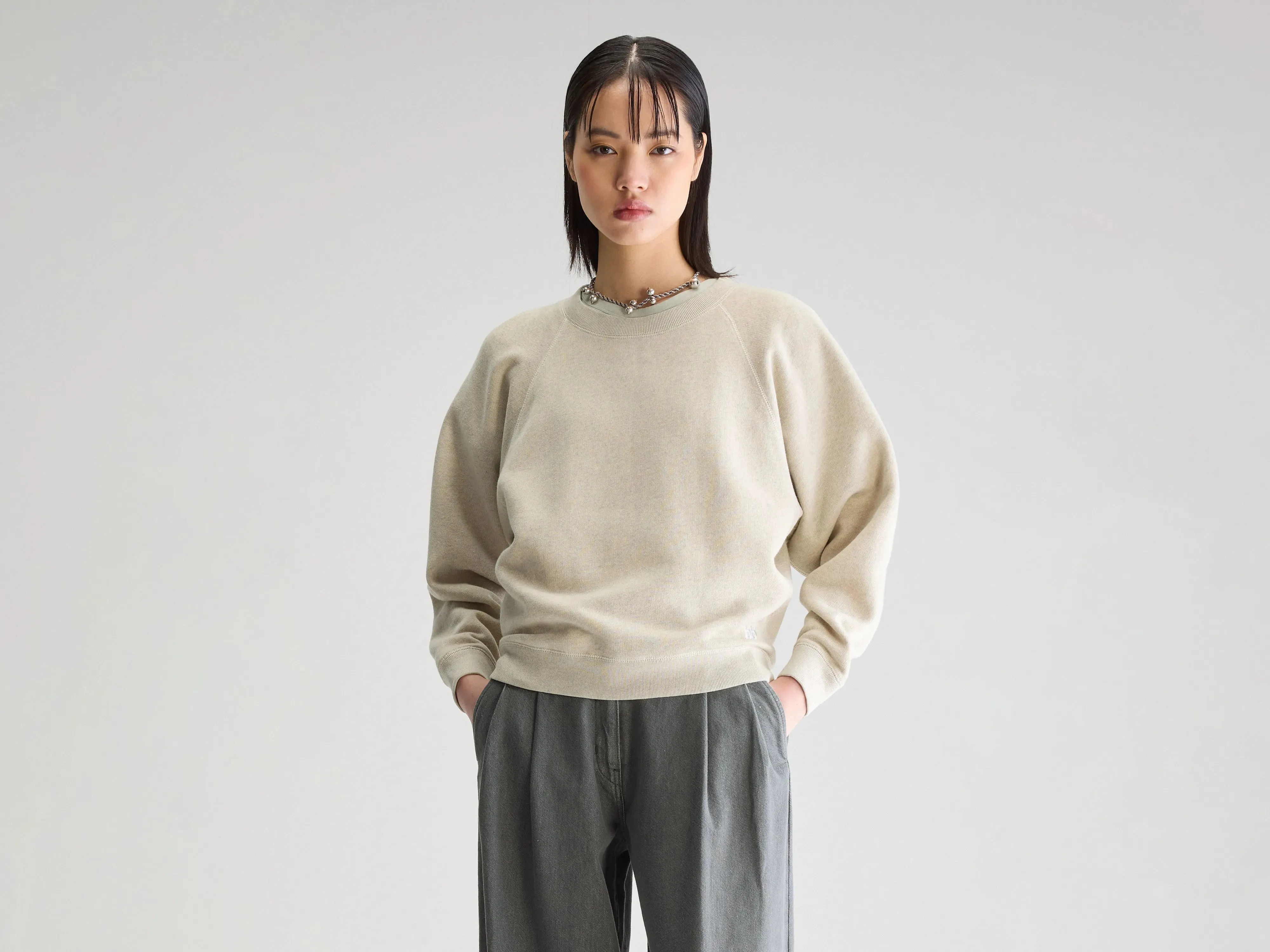product brooch style Fella relaxed sweatshirt (251 / W / CHALK)
