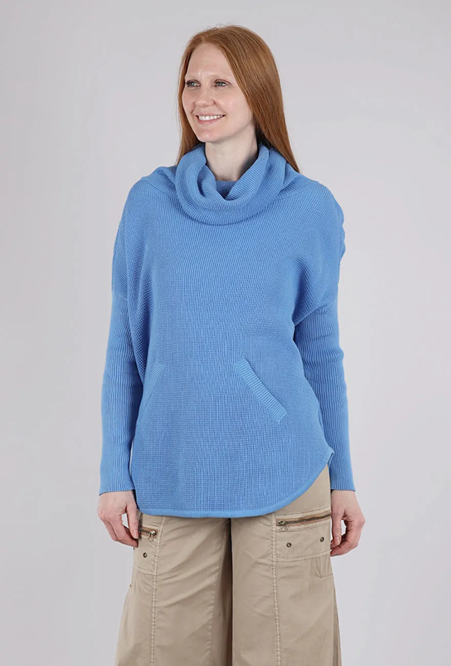 Relaxed winter wear Favorite Waffle Cowl, Cornflower