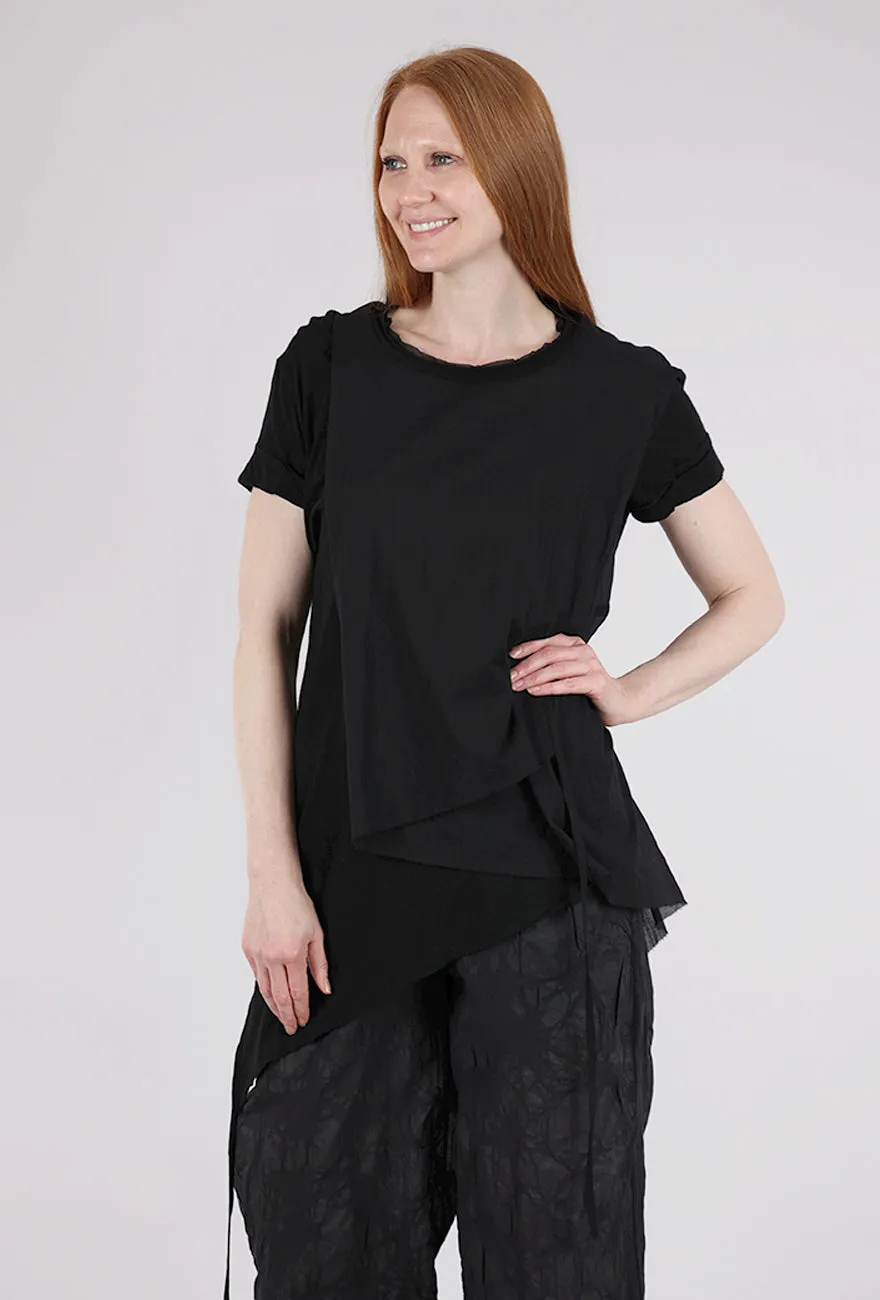 Tie - dye effect Vanita Tunic, Black