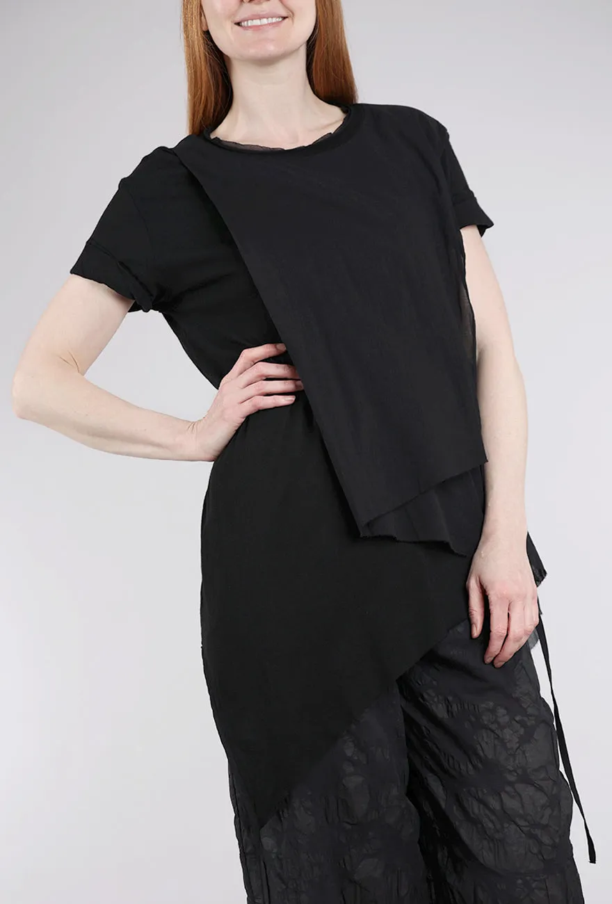 Tie - dye effect Vanita Tunic, Black