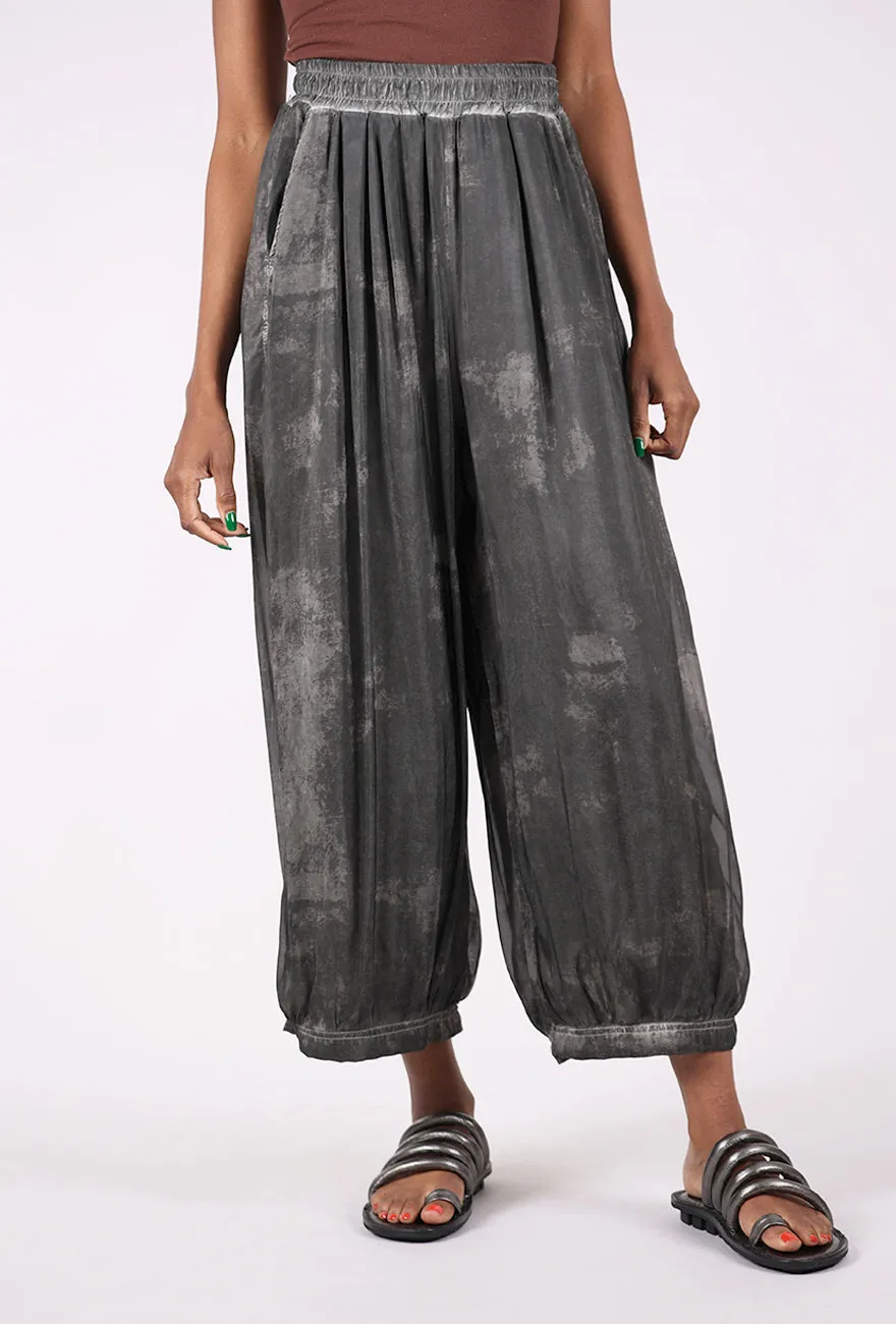 Tie Dye Harem Pant, Gray Quick Move