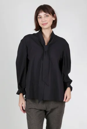 Classy Detail Street Style Tie One On Top, Black