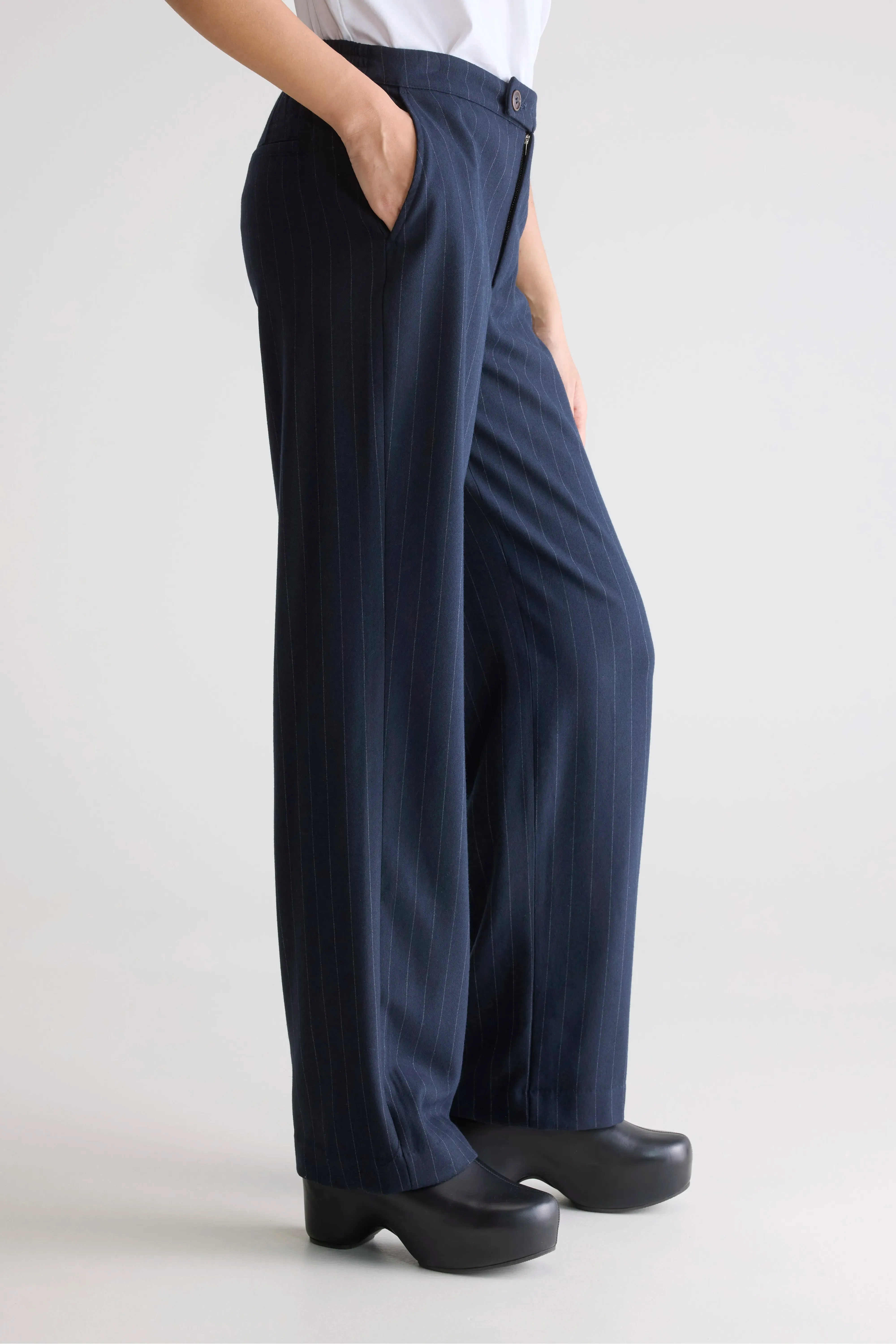 Tilla tailored trousers (252 / W / STRIPE A) Stylish Fit