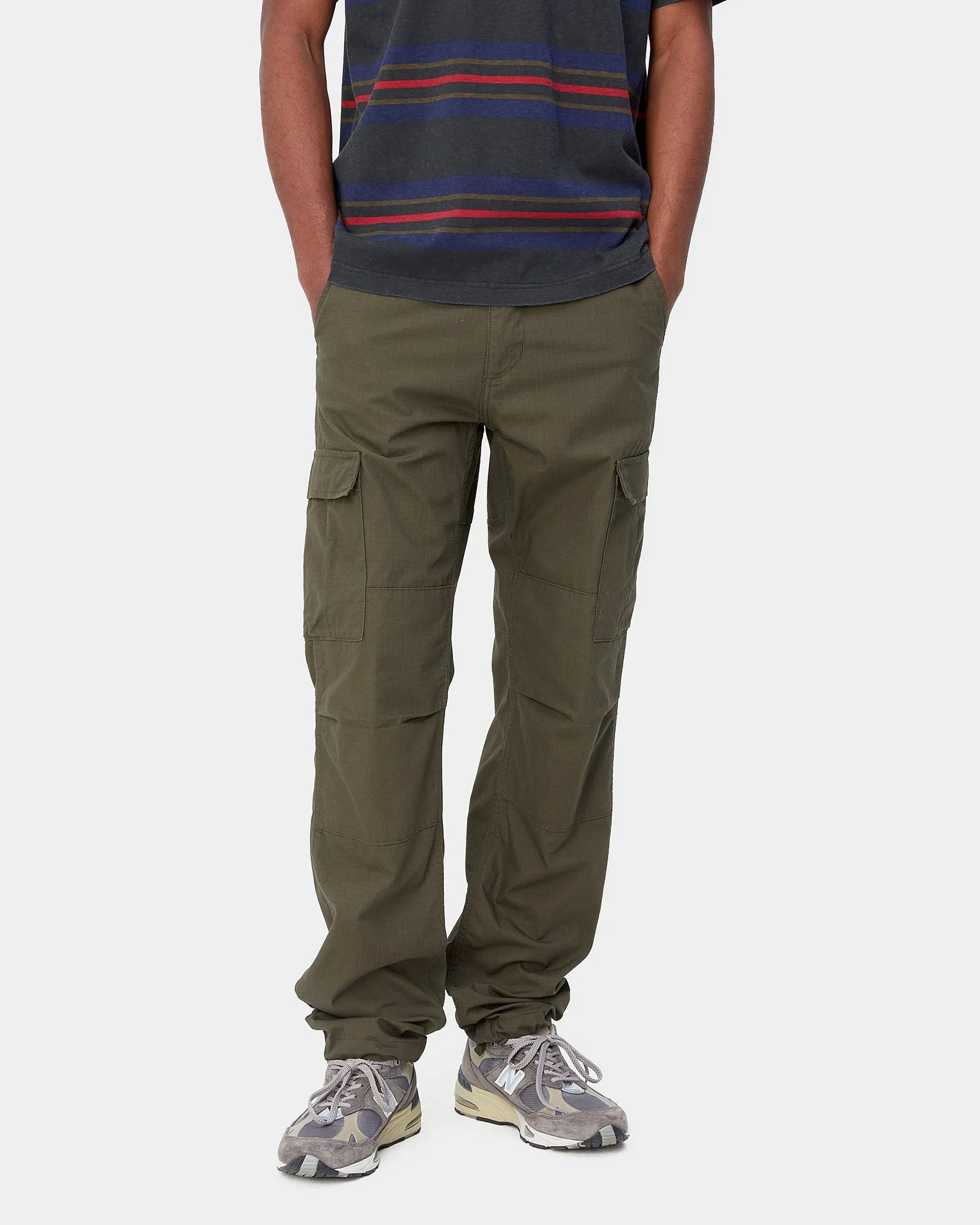 Carhartt WIP Aviation Pant Slim Fit Cargo - Cypress Rinsed | Carhartt WIP Chinos & Non-Denim Pants | JEANSTORE