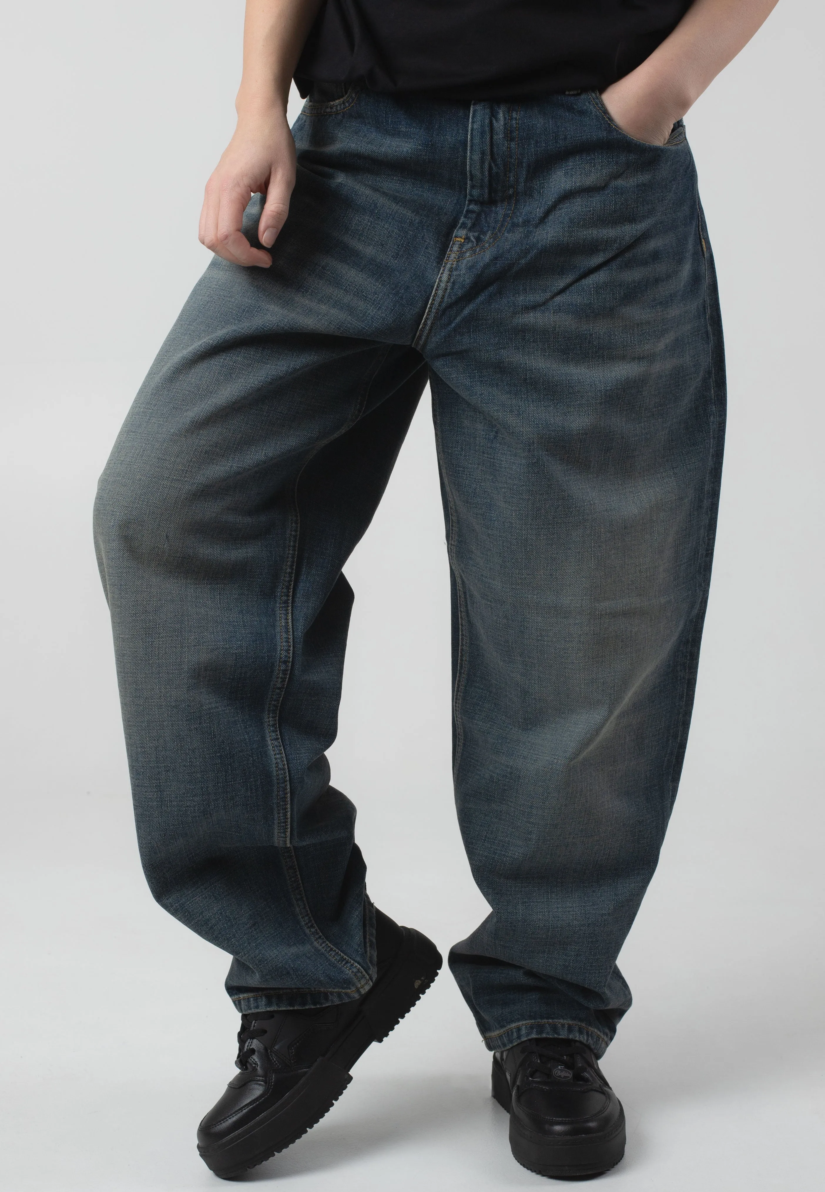 Quick Cool Carhartt WIP - W' Brandon Worn Used Wash Blue - Pants
